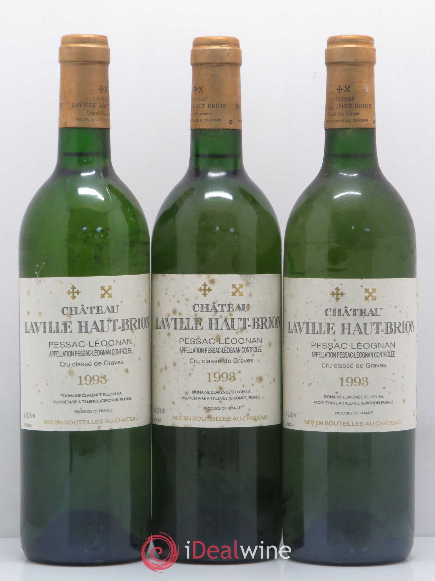 Château Laville Haut-Brion Cru Classé de Graves 1993 - Lot de 12 bouteilles - 3