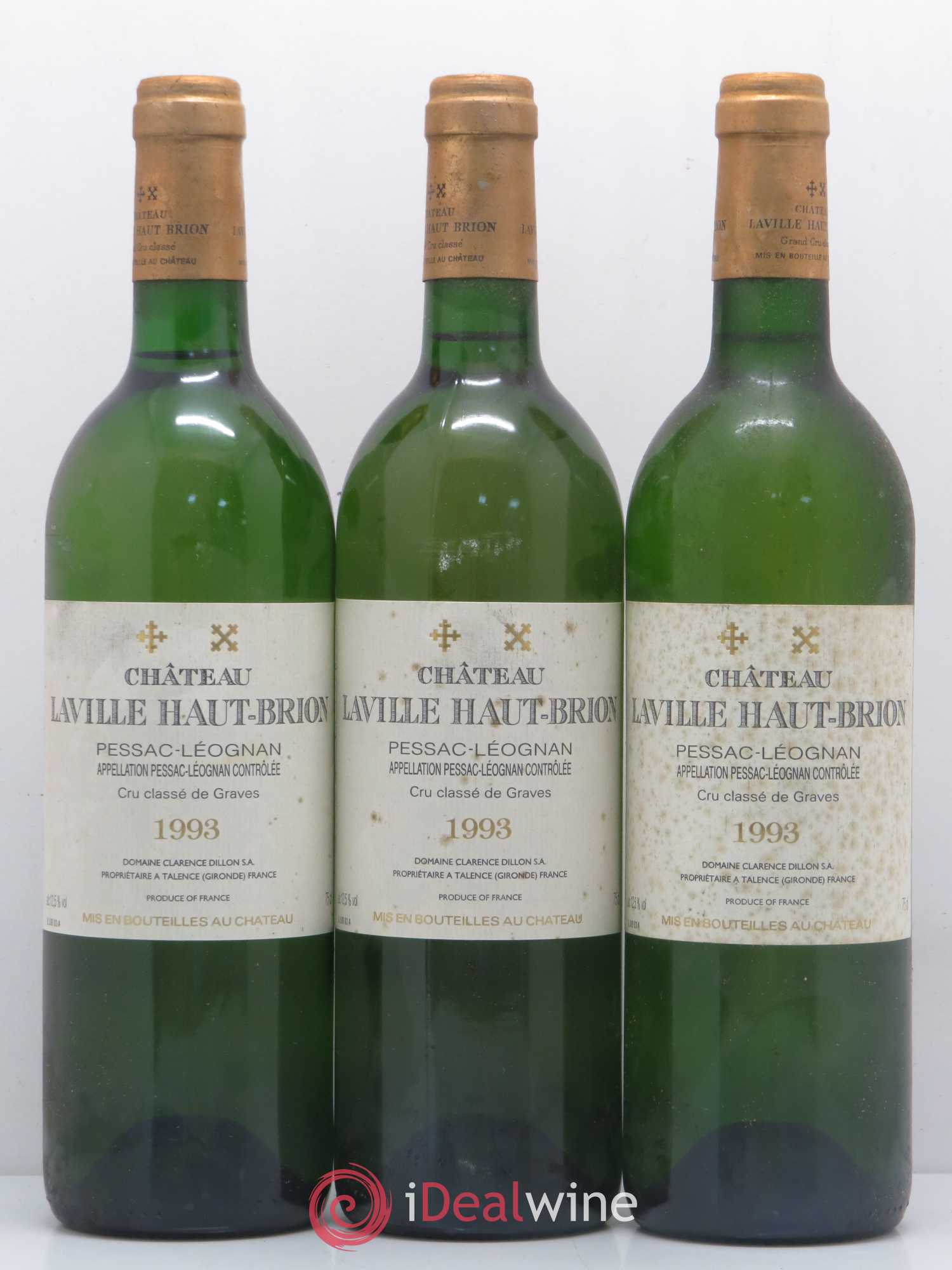 Château Laville Haut-Brion Cru Classé de Graves 1993 - Lot de 12 bouteilles - 4