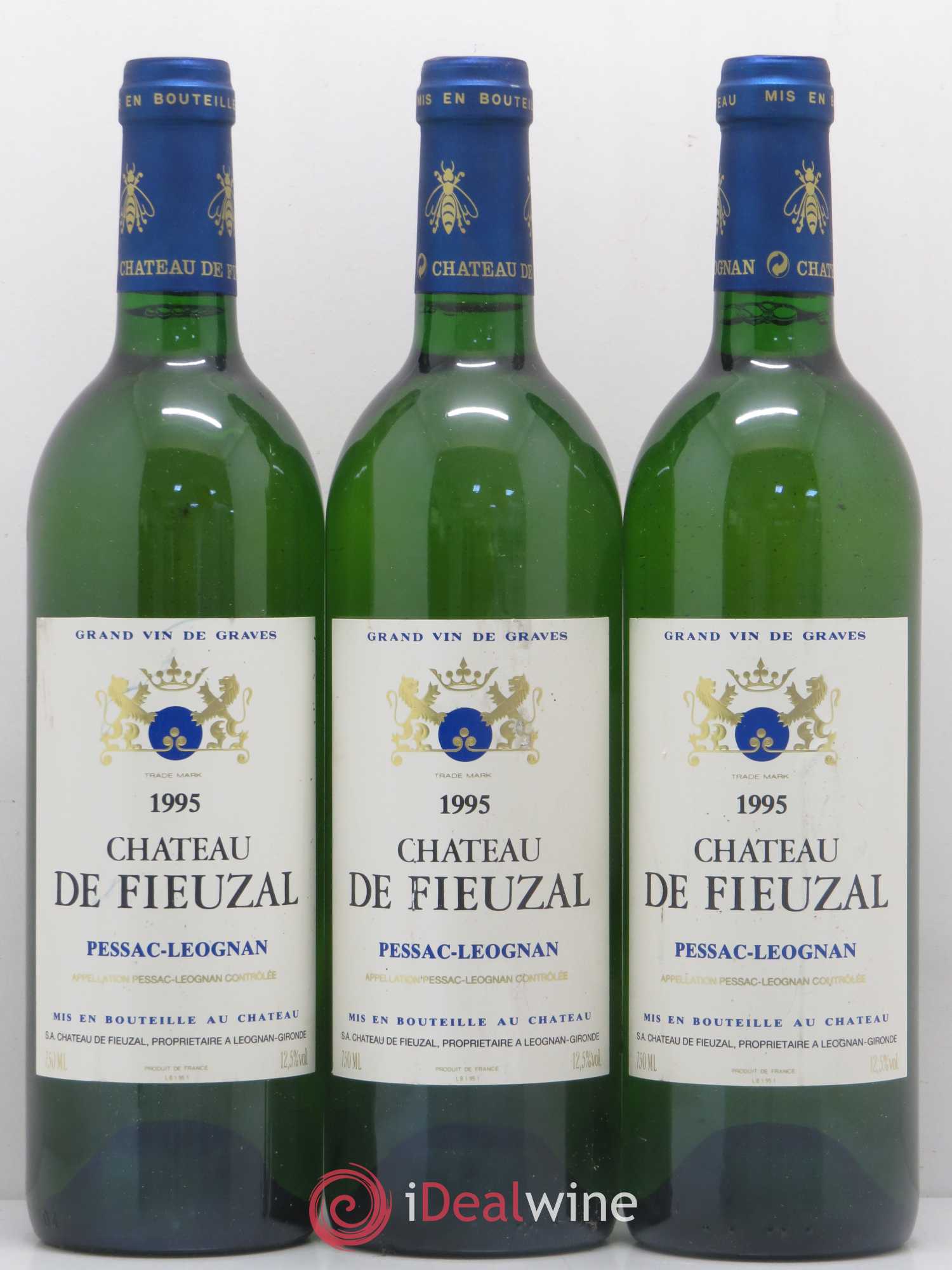 Château de Fieuzal 1995 - Lot de 6 bouteilles - 1