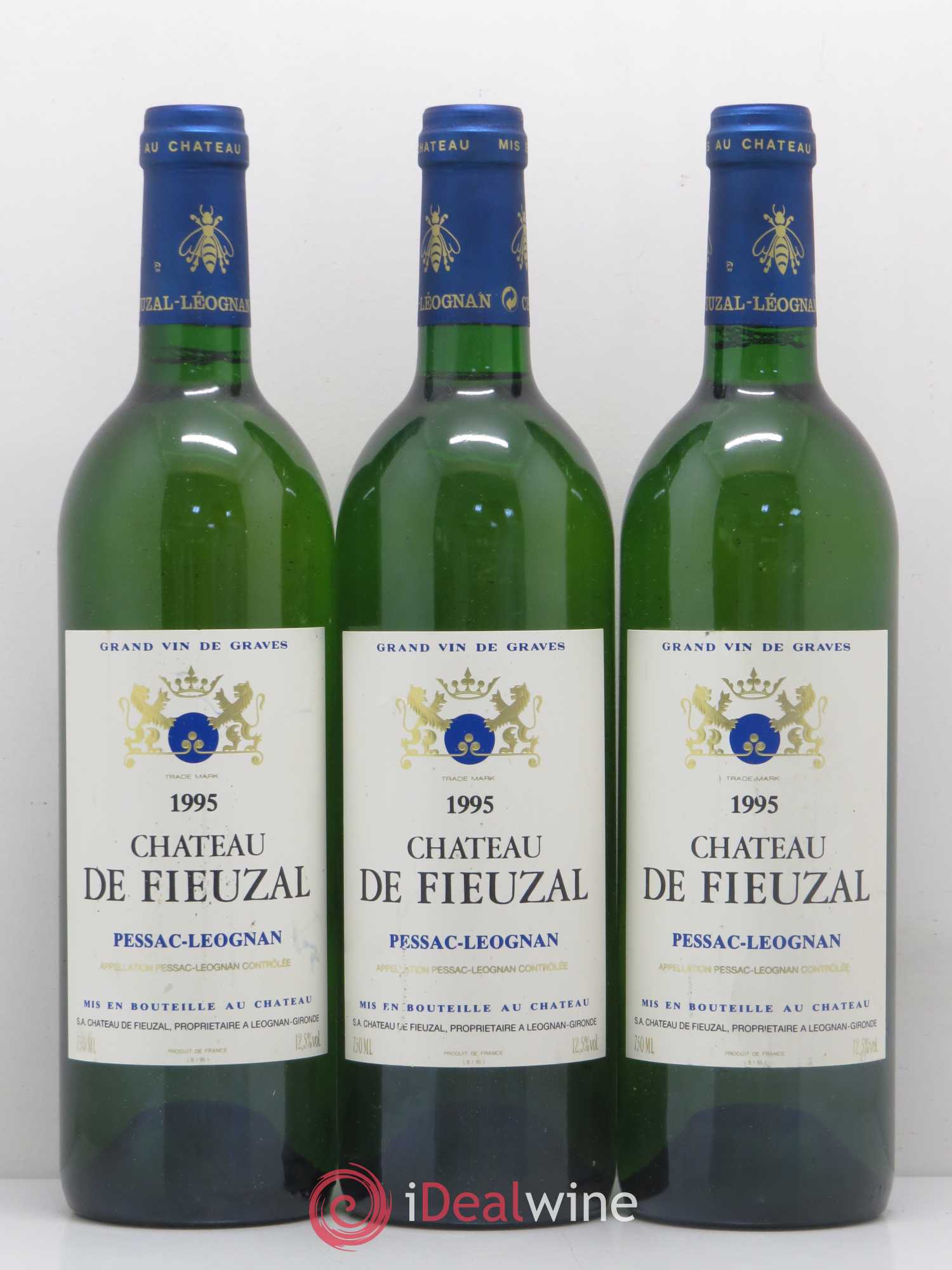 Château de Fieuzal 1995 - Lot de 5 bouteilles - 1
