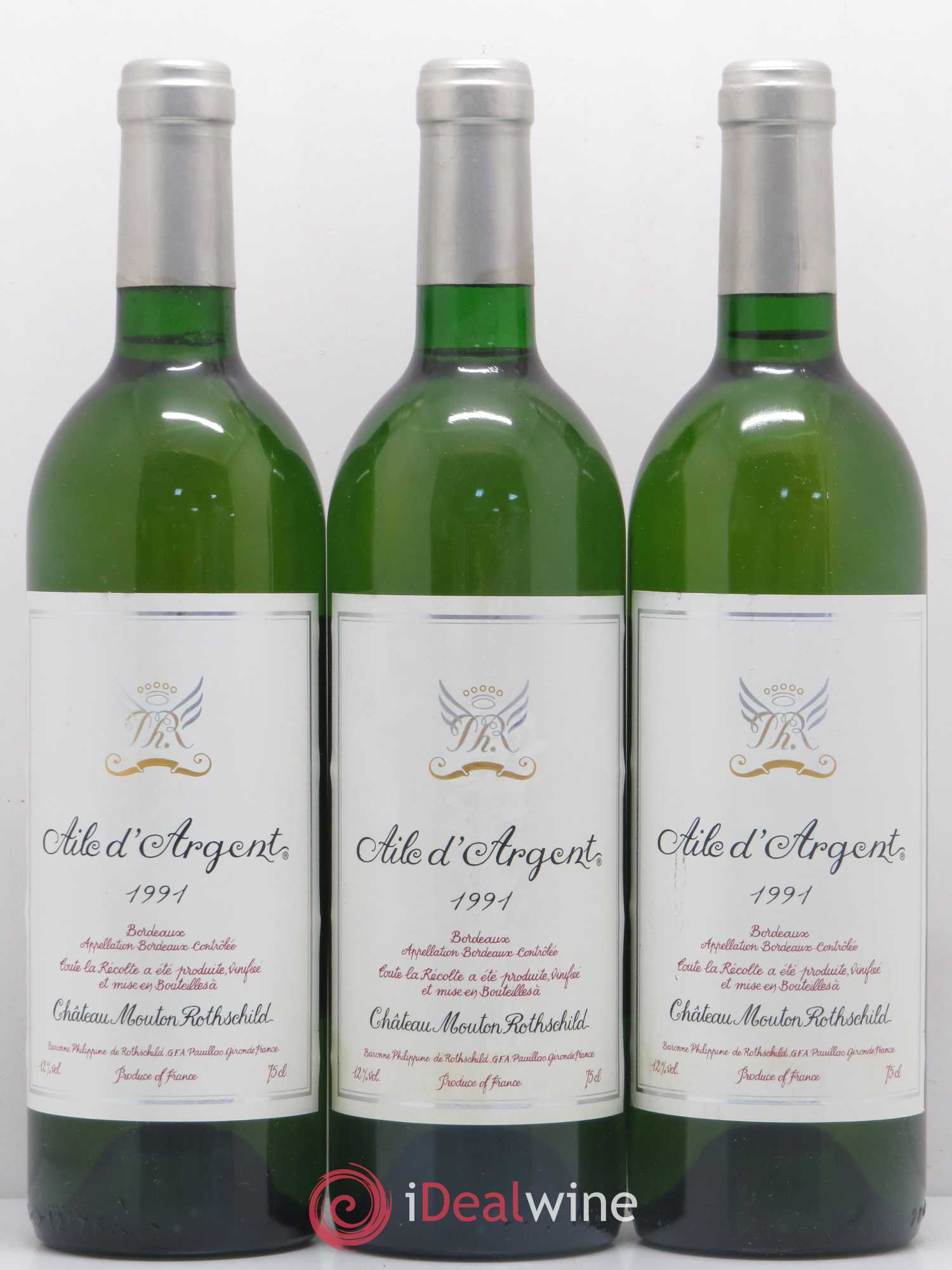 Aile d'Argent 1991 - Lot de 3 bouteilles - 0