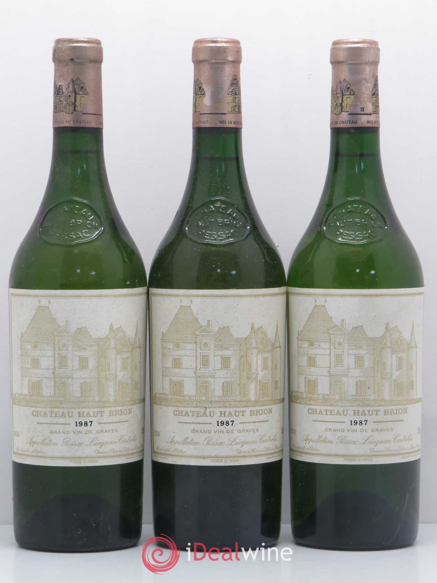 Château Haut Brion 1987 - Lot de 3 bouteilles - 0