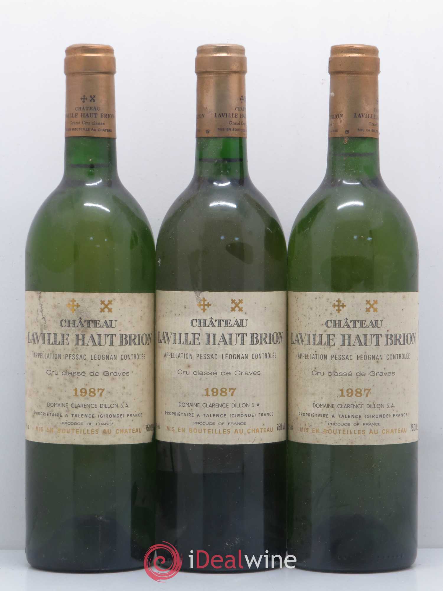 Château Laville Haut-Brion Cru Classé de Graves 1987 - Lot de 6 bouteilles - 1