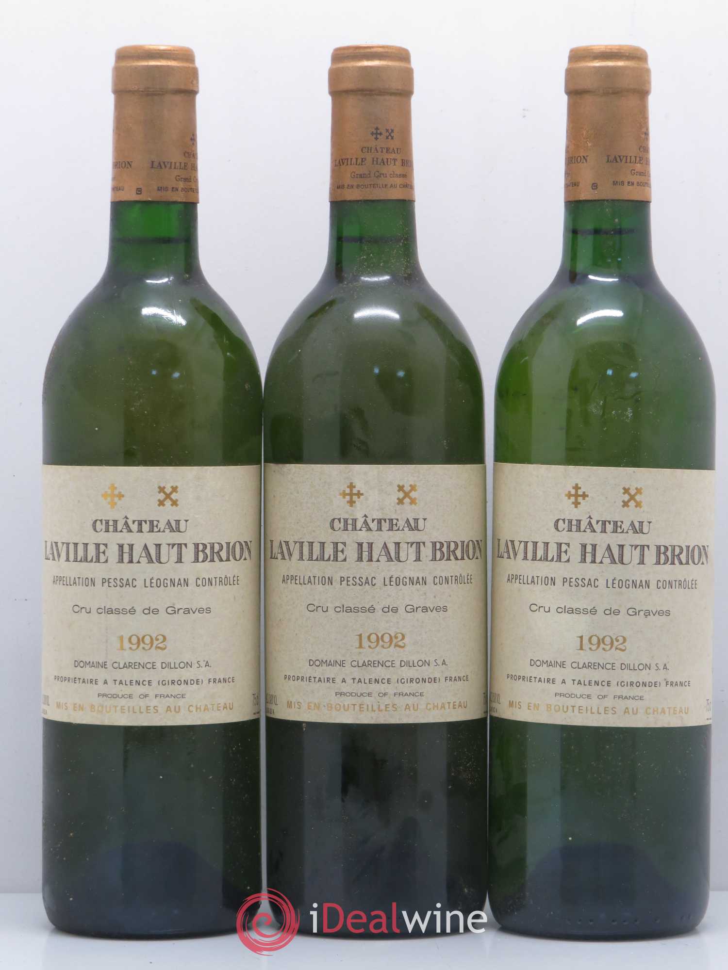 Château Laville Haut-Brion Cru Classé de Graves 1992 - Lot de 12 bouteilles - 3