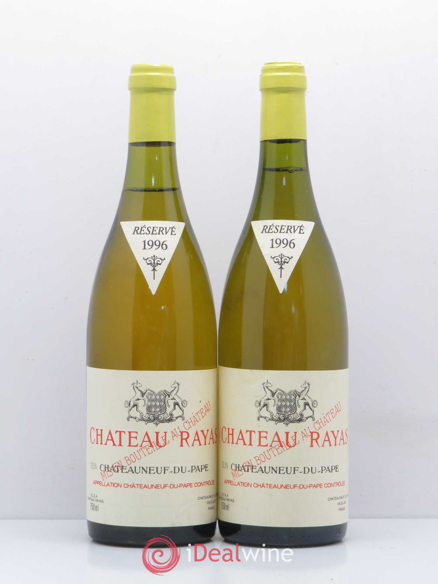 Châteauneuf-du-Pape Château Rayas Emmanuel Reynaud 1996 - Lot de 2 bouteilles - 0