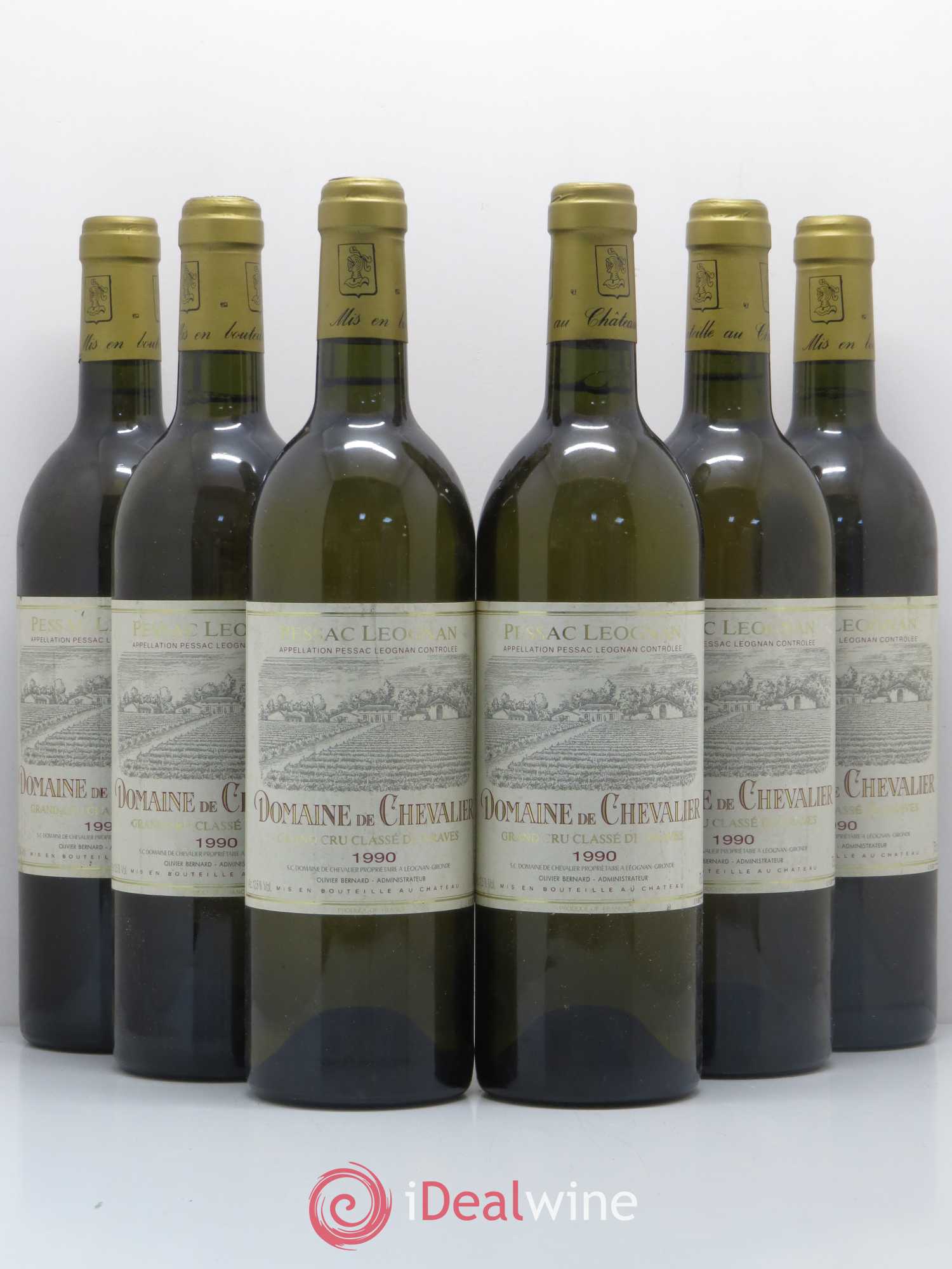 Domaine de Chevalier Cru Classé de Graves 1990 - Lot de 6 bouteilles - 0