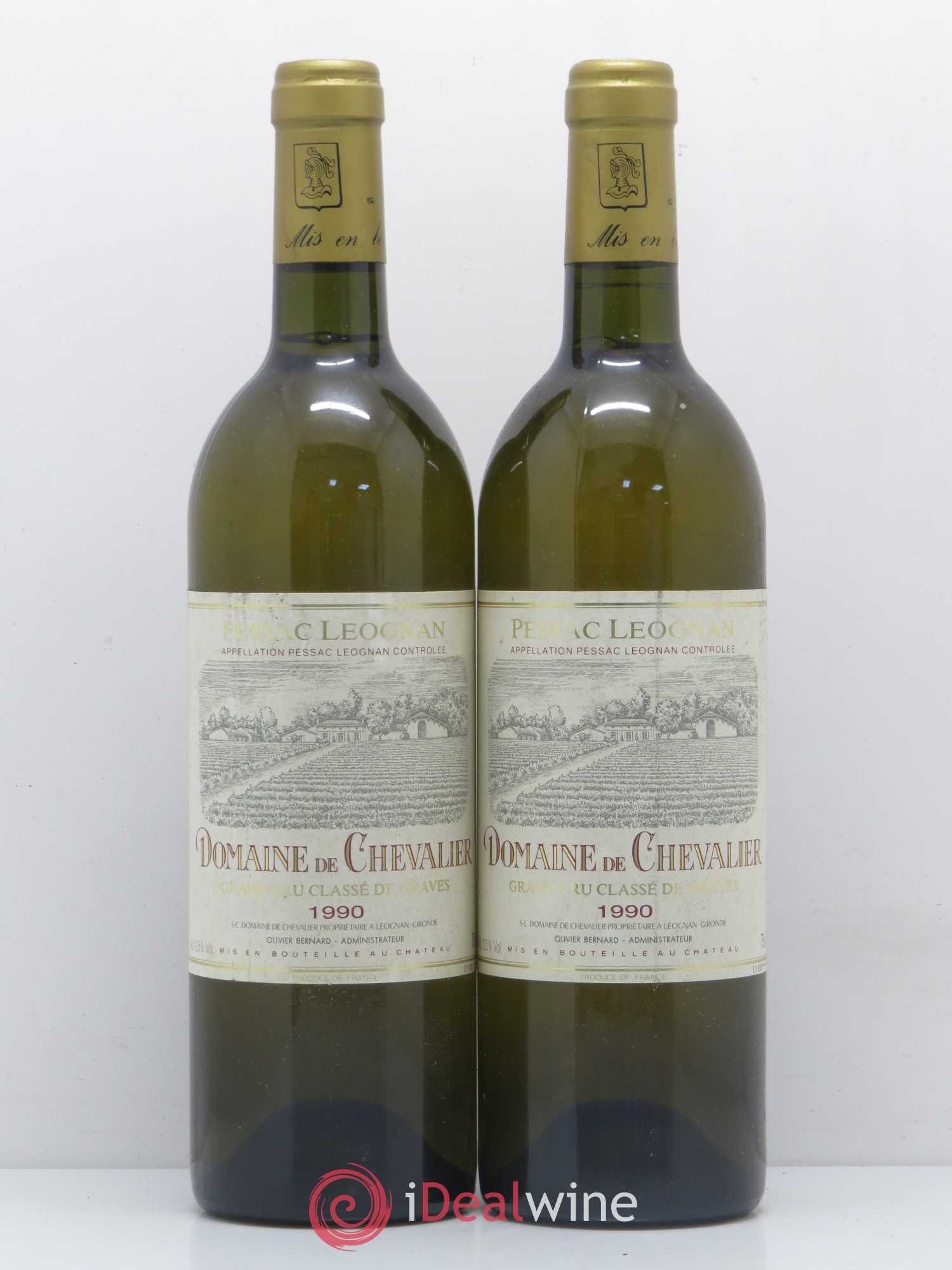 Domaine de Chevalier Cru Classé de Graves 1990 - Lot de 2 bouteilles - 0