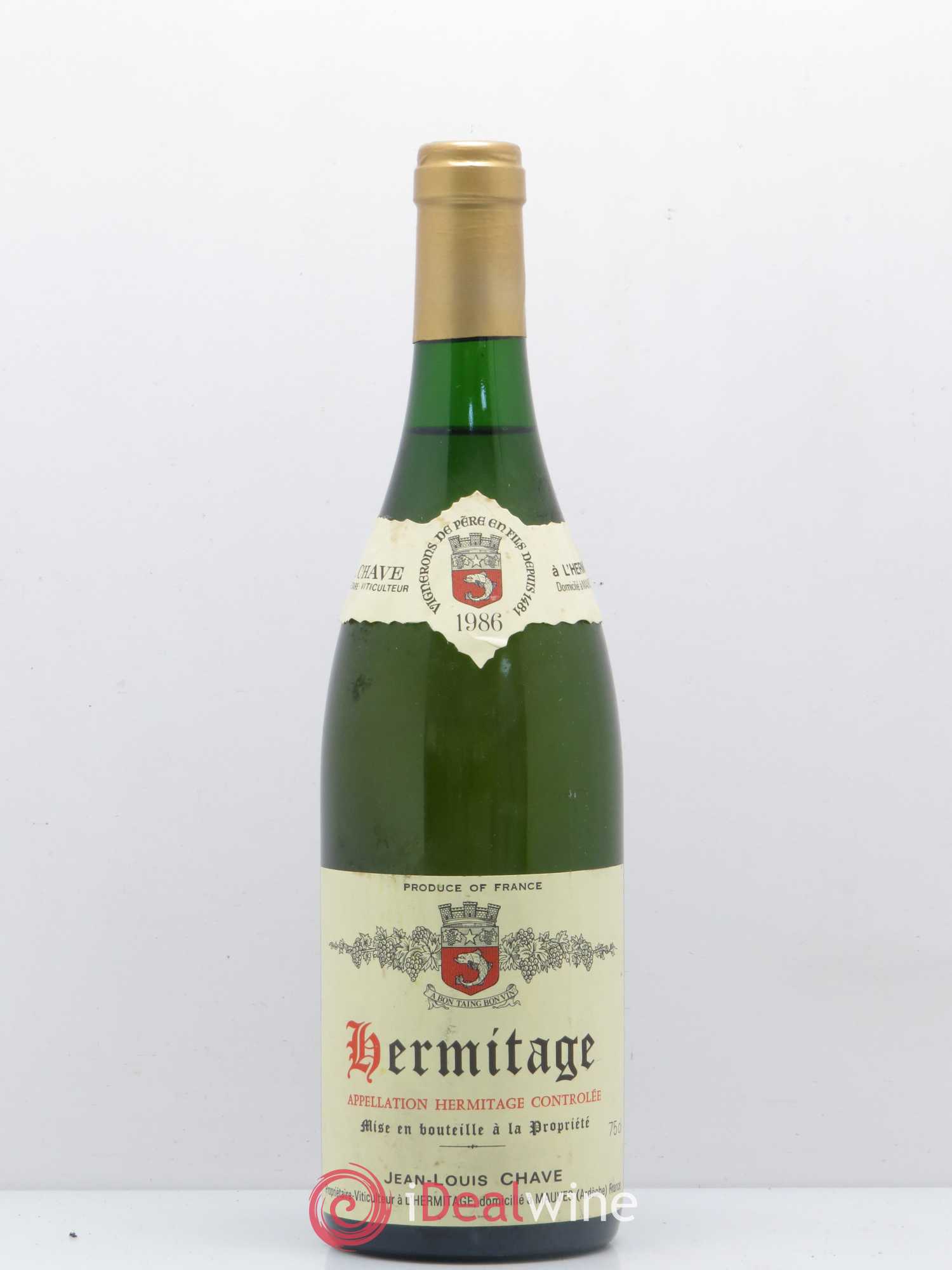 Hermitage Jean-Louis Chave 1986 - Lot de 1 bouteille - 0