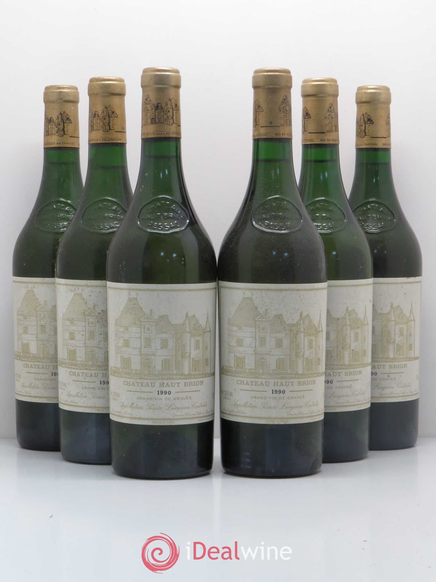Château Haut Brion 1990 - Lot de 6 bouteilles - 0