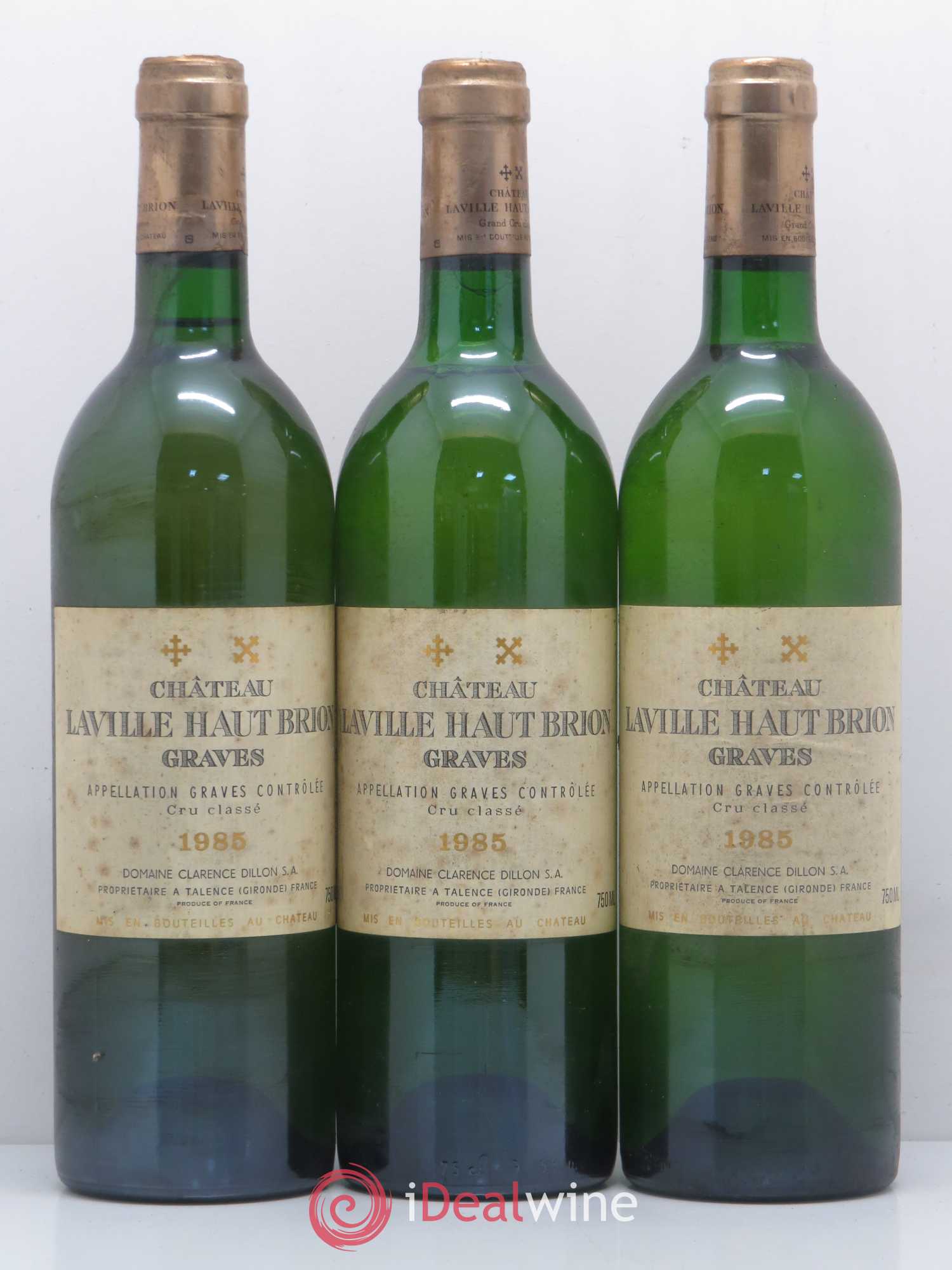 Château Laville Haut-Brion Cru Classé de Graves 1985 - Lot de 6 bouteilles - 1