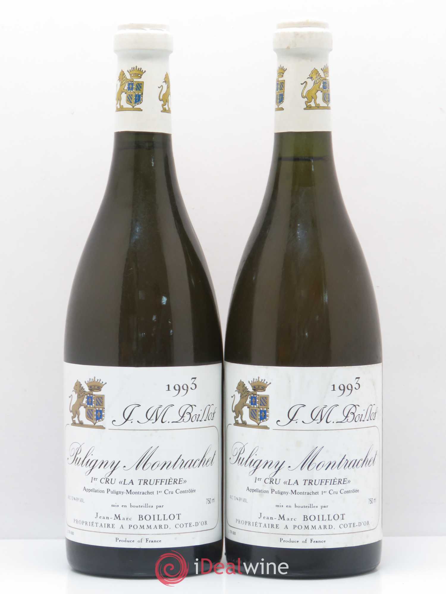 Puligny-Montrachet 1er Cru 1993 - Posten von 2 Flaschen - 0