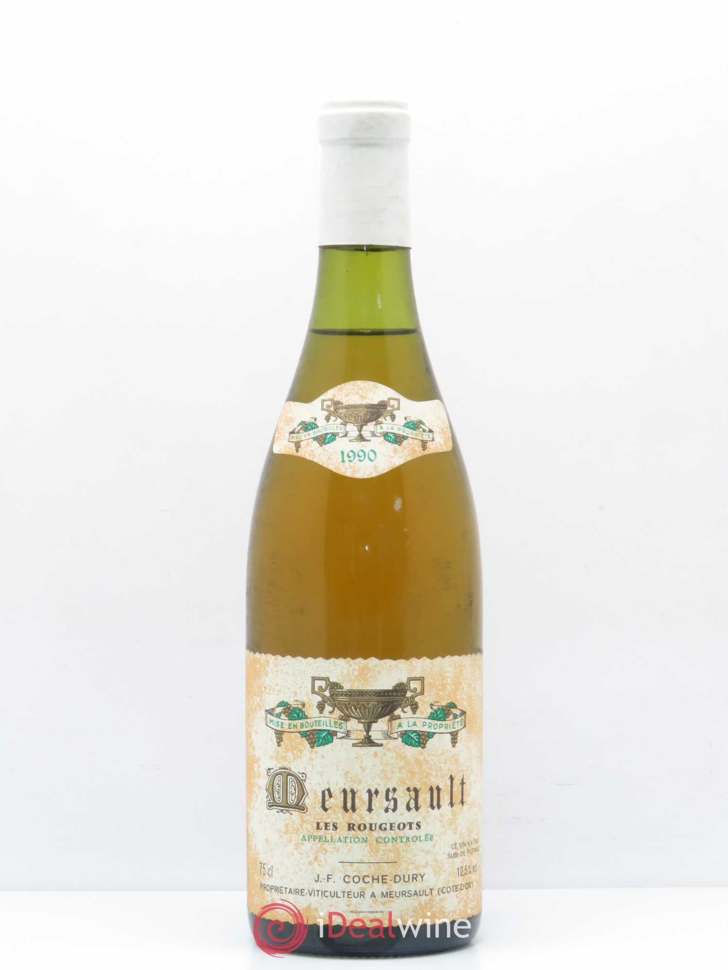 Meursault Les Rougeots Coche Dury (Domaine) 1990 - Lot de 1 bouteille - 0