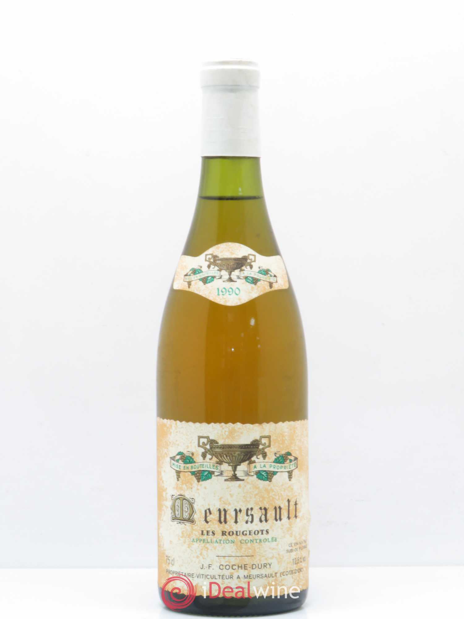 Meursault Les Rougeots Coche Dury (Domaine) 1990 - Lot de 1 bouteille - 0