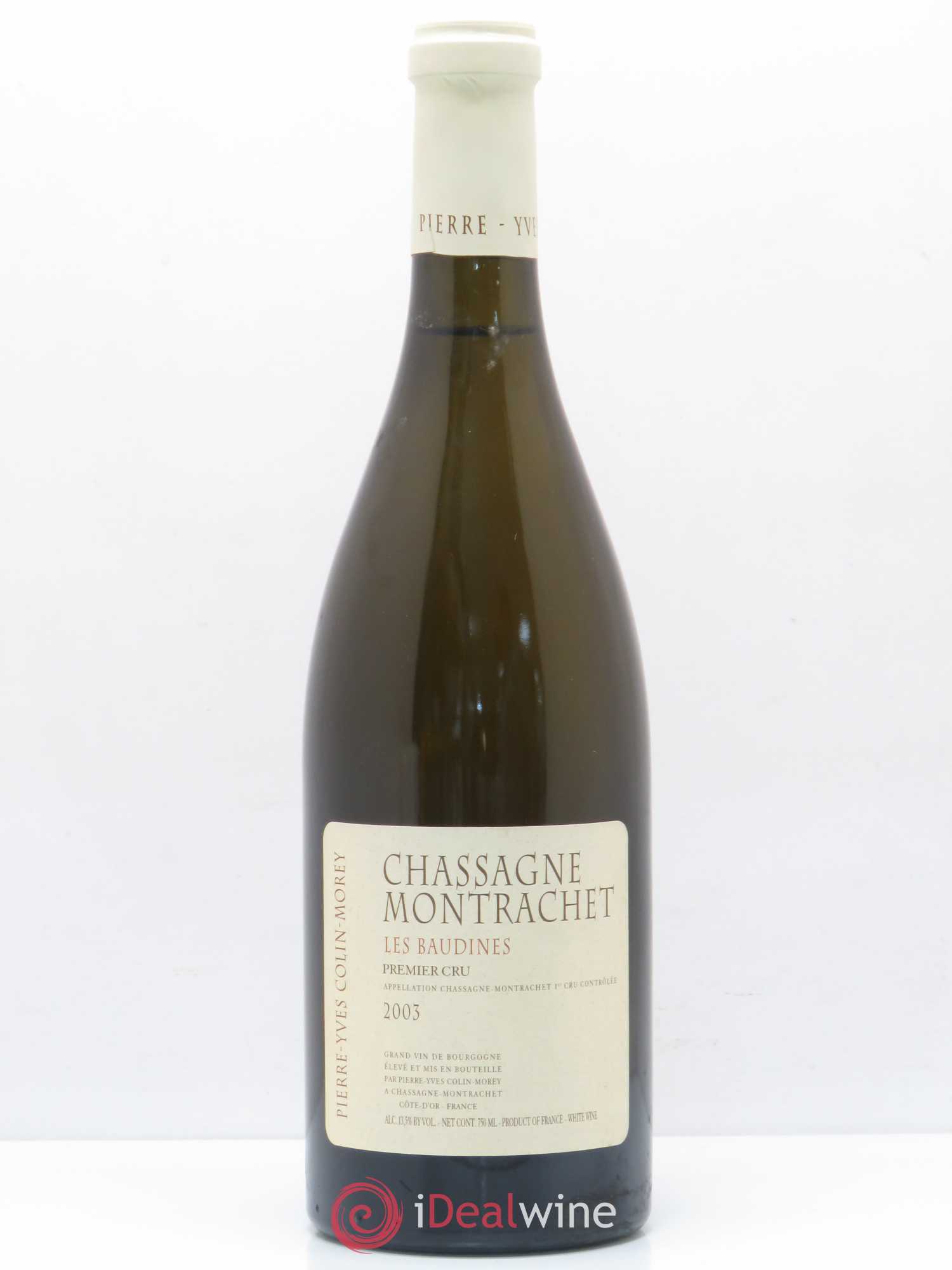 Chassagne-Montrachet 1er Cru Les Baudines Pierre-Yves Colin Morey 2003 - Lot de 1 bouteille - 0