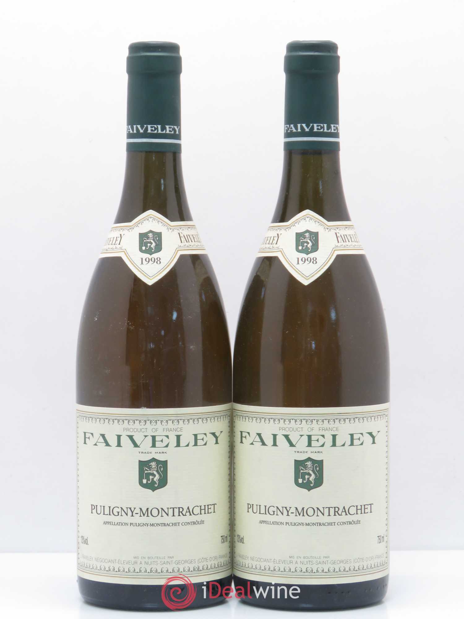 Puligny-Montrachet Faiveley 1998 - Lot de 2 bouteilles - 0