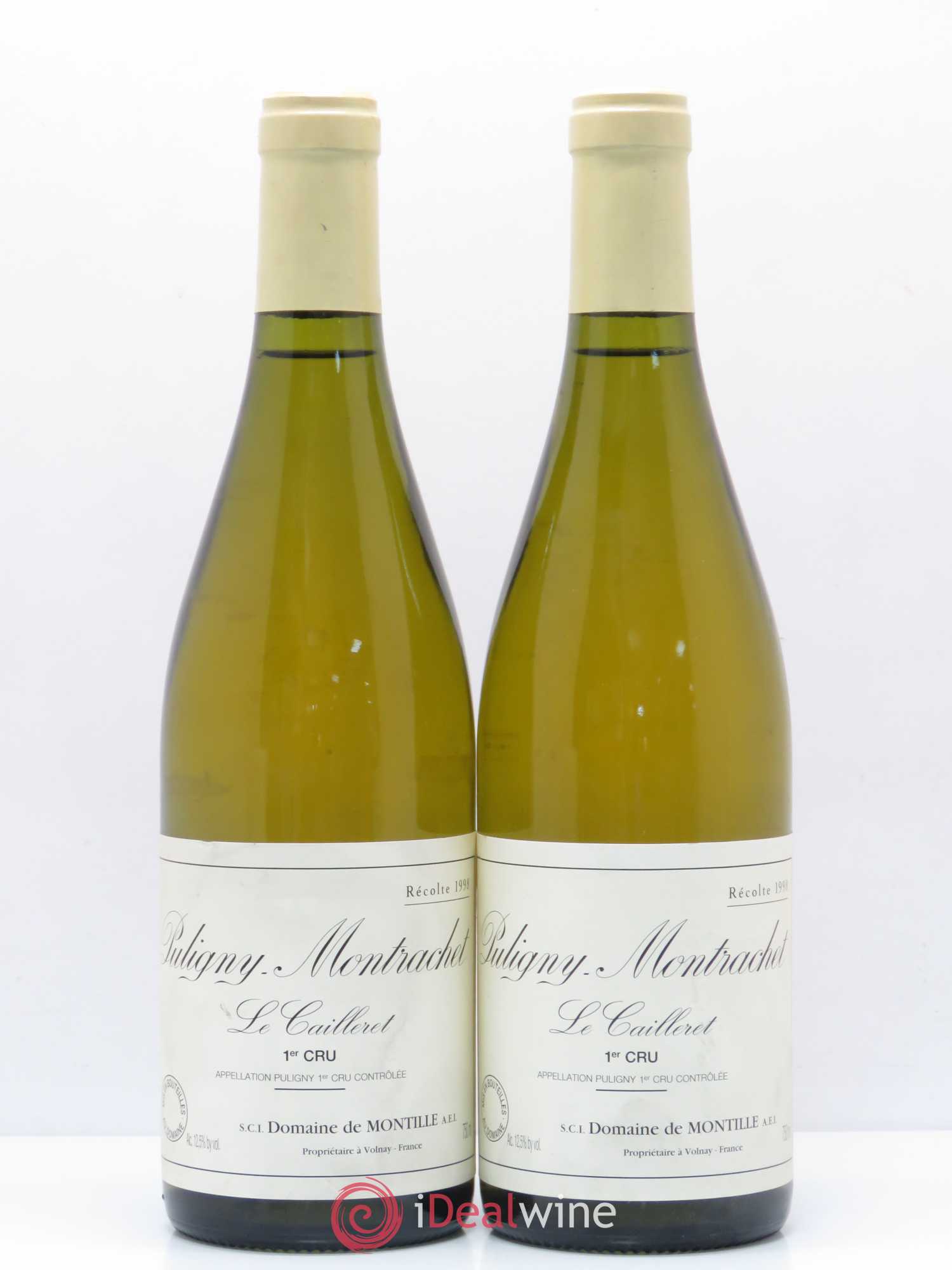 Puligny-Montrachet 1er Cru Le Cailleret De Montille (Domaine) 1998 - Lot de 2 bouteilles - 0
