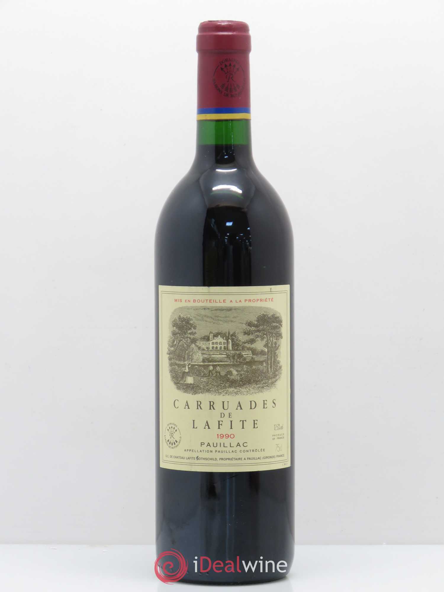 Carruades de Lafite Rothschild Second Vin 1990 - Lot de 1 bouteille - 0