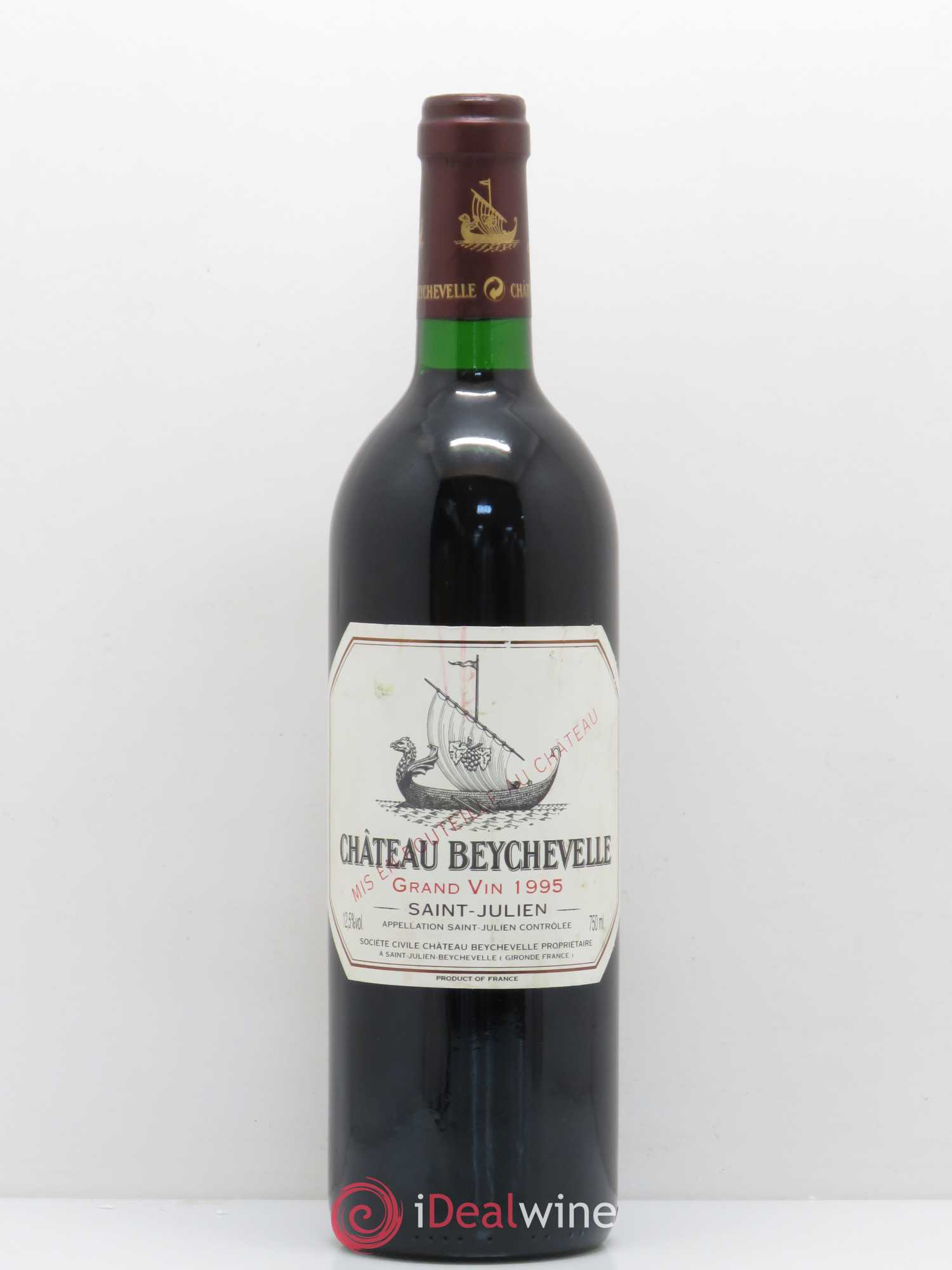Château Beychevelle 4ème Grand Cru Classé 1995 - Lot de 1 bouteille - 0