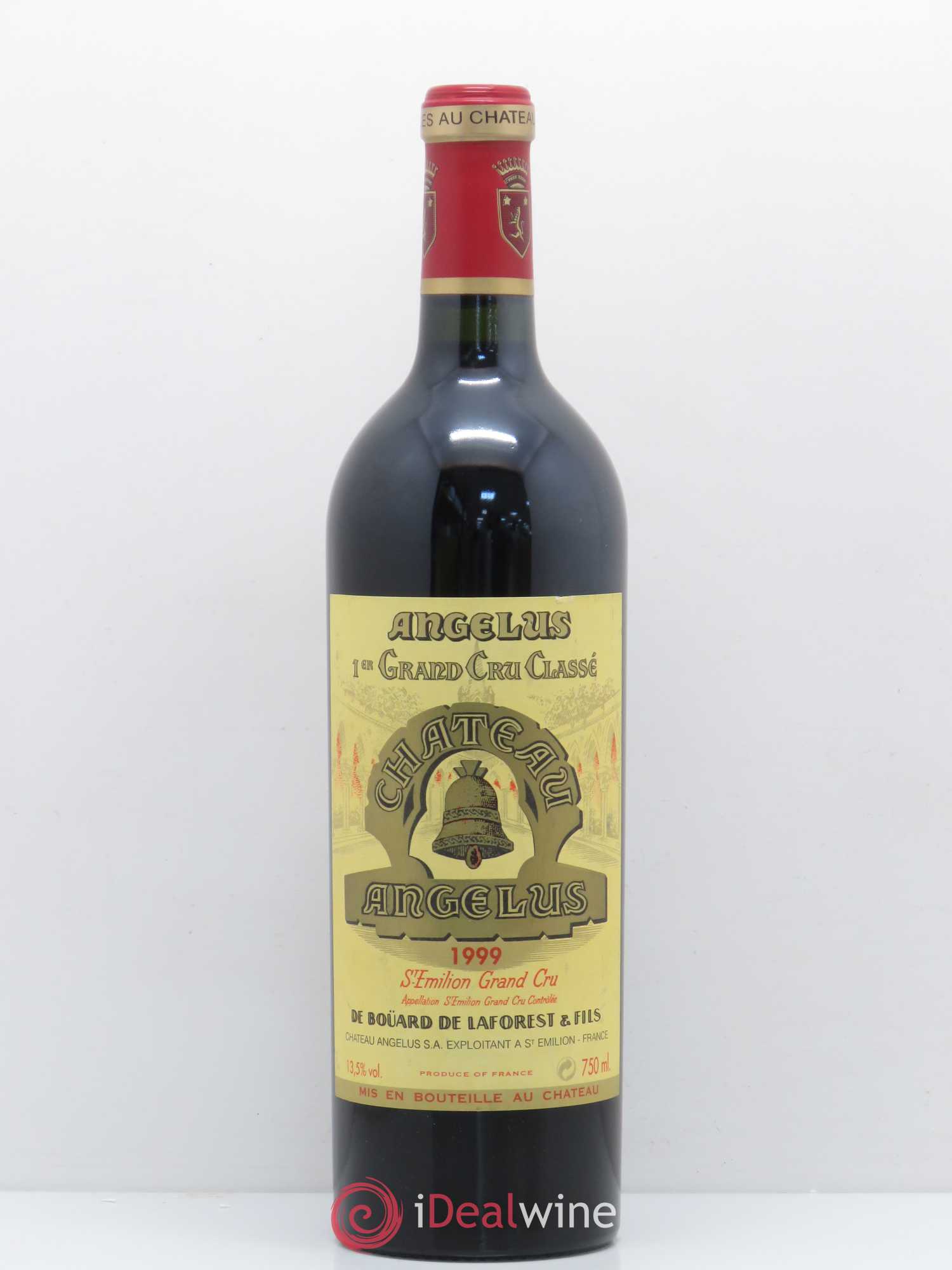 Château Angélus 1er Grand Cru Classé A 1999 - Lot de 1 bouteille - 0