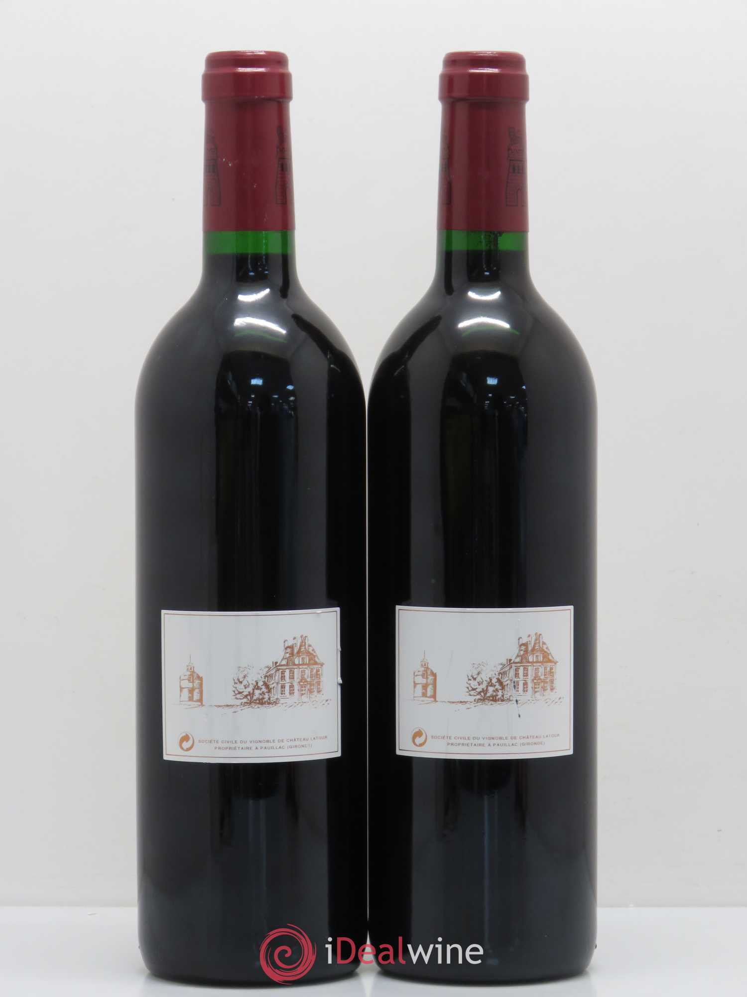 Château Latour 1er Grand Cru Classé 1996 - Lot de 2 bouteilles - 1