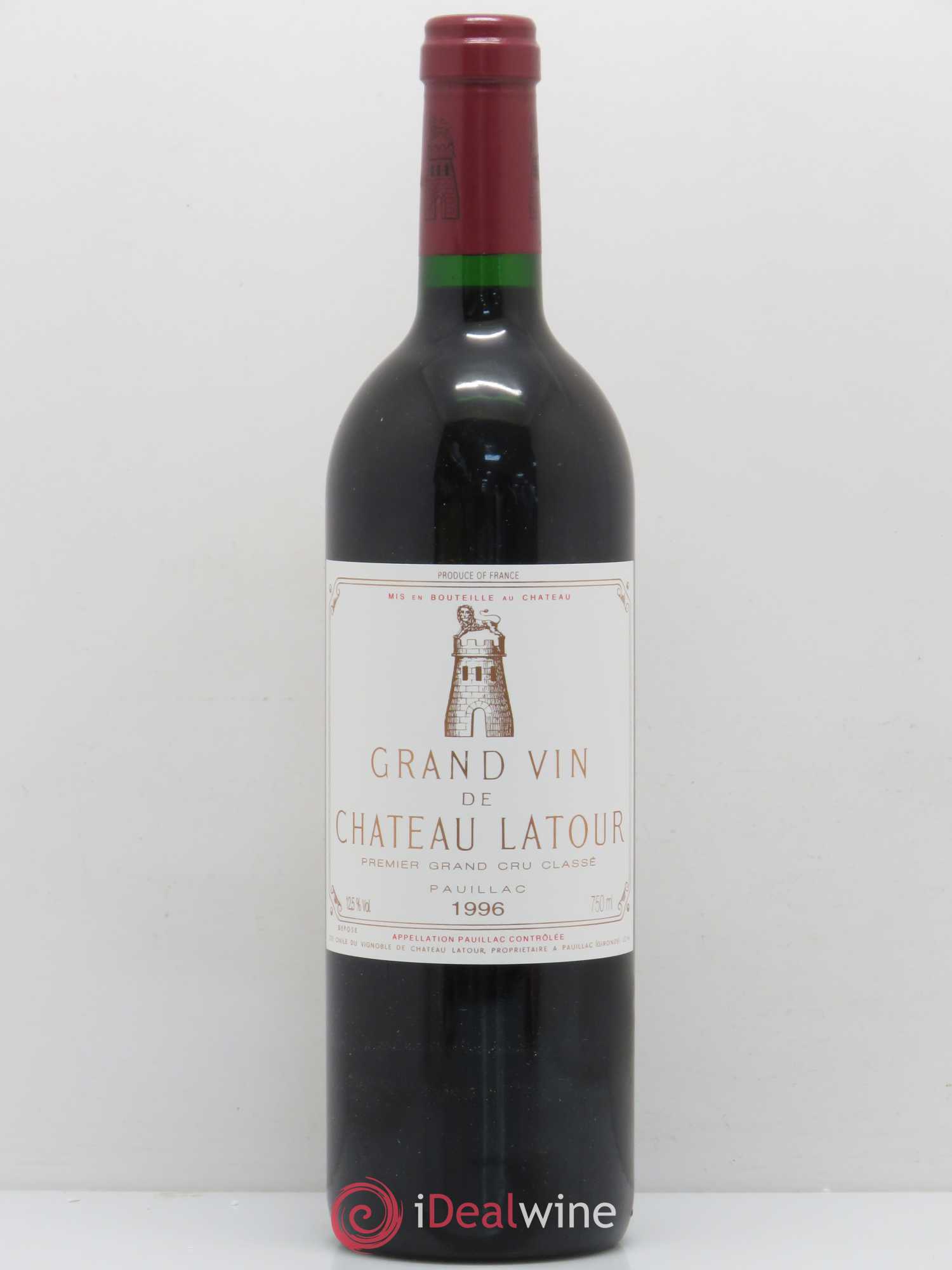 Château Latour 1er Grand Cru Classé 1996 - Lot de 1 bouteille - 0