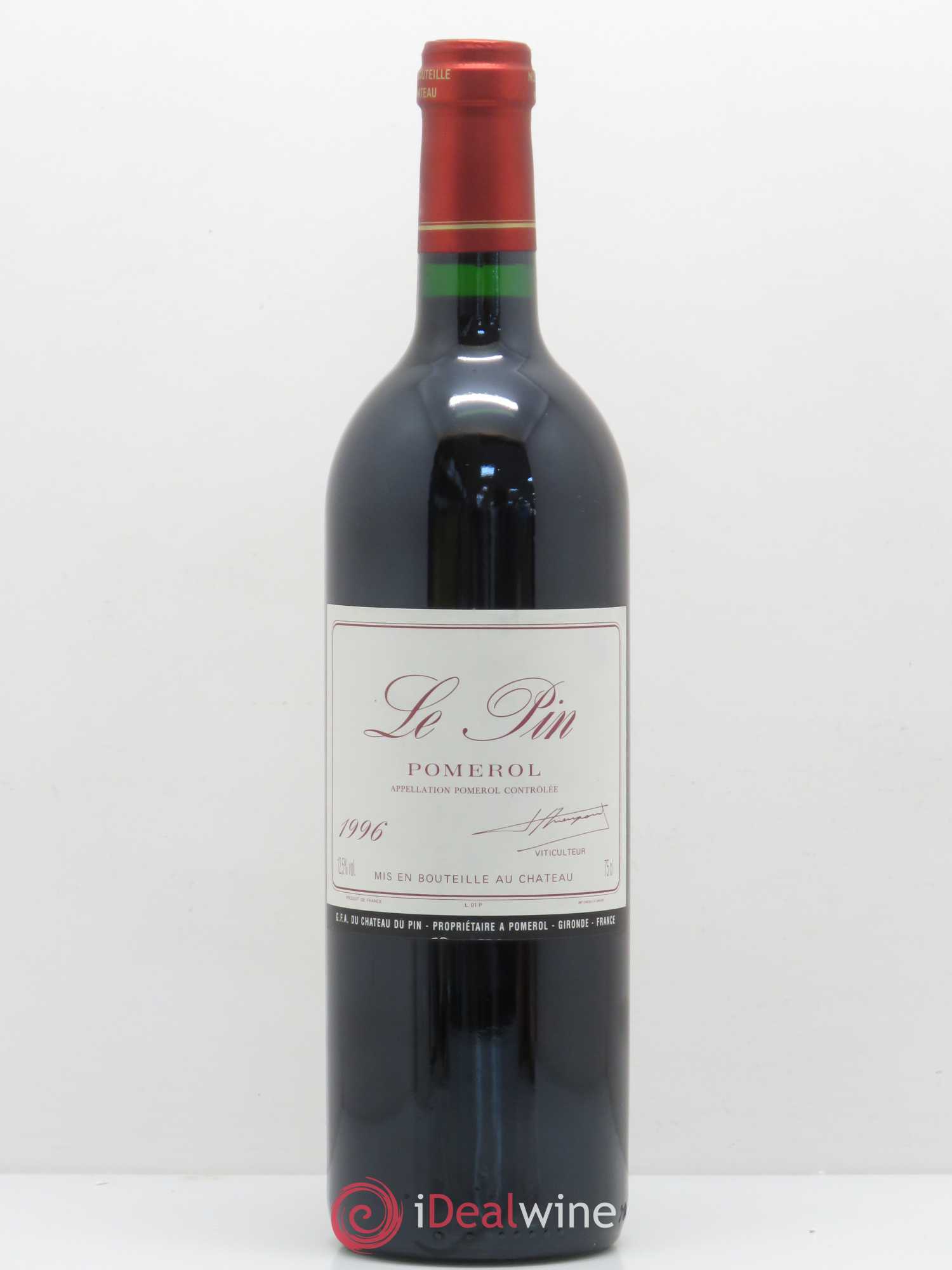 Château Le Pin 1996 - Lot de 1 bouteille - 0