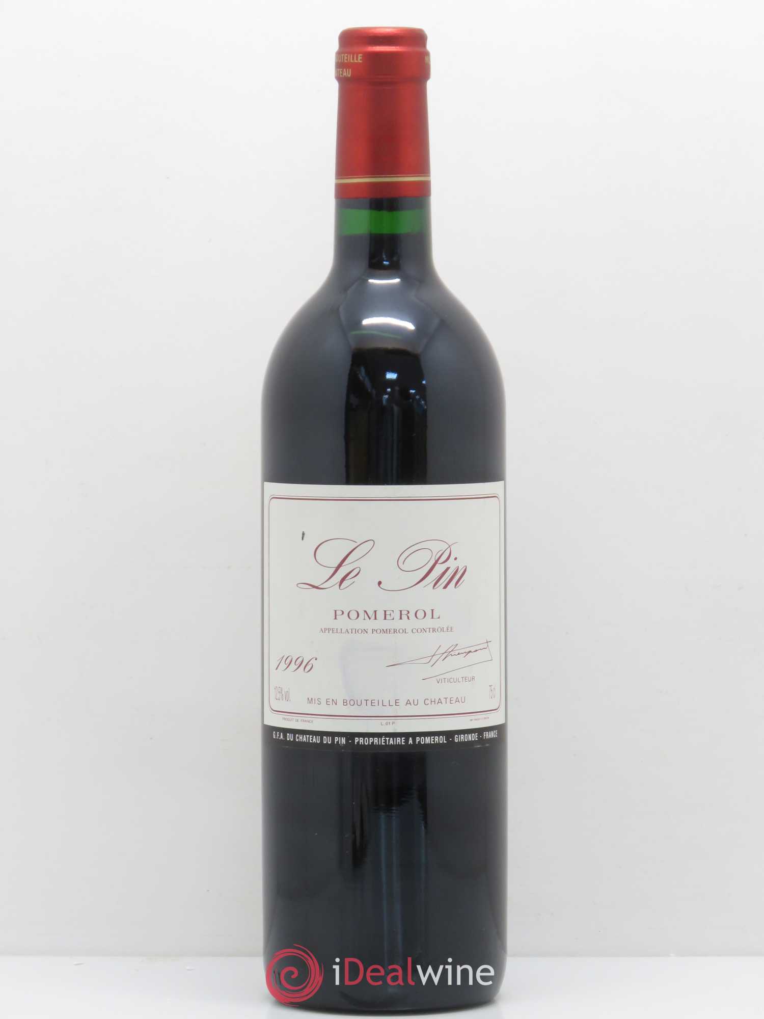 Château Le Pin 1996 - Lot de 1 bouteille - 0