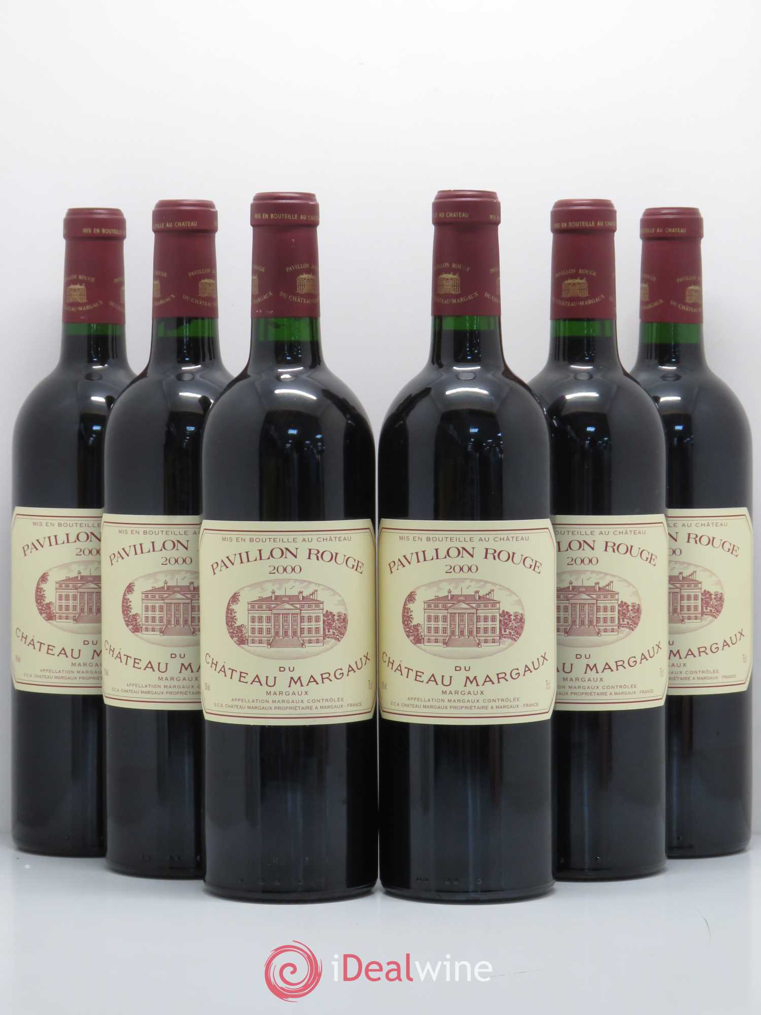 Pavillon Rouge du Château Margaux Second Vin 2000 - Lot de 6 bouteilles - 0