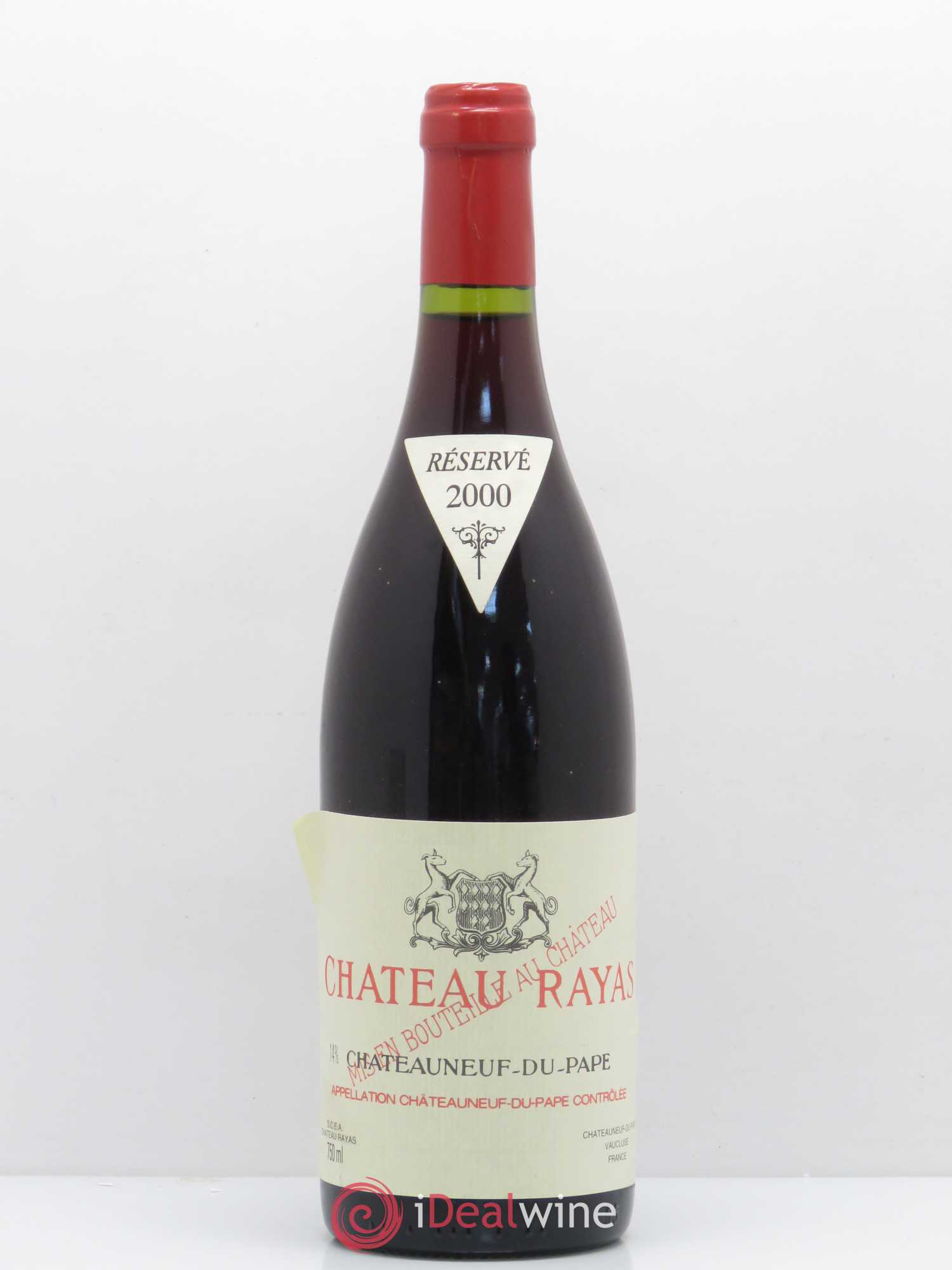 Châteauneuf-du-Pape Château Rayas Emmanuel Reynaud 2000 - Lot de 1 bouteille - 0