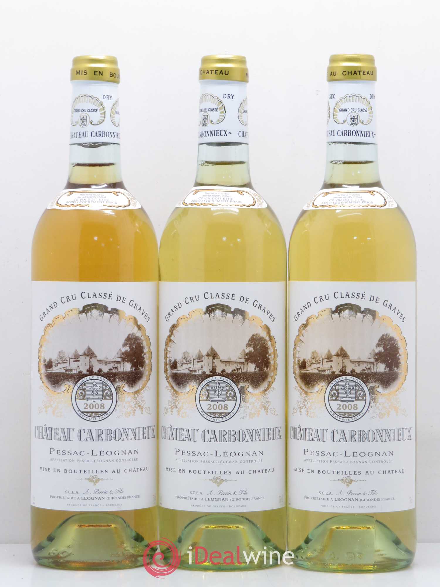 Château Carbonnieux Cru Classé de Graves  (sans prix de réserve) 2008 - Lot de 12 bouteilles - 1