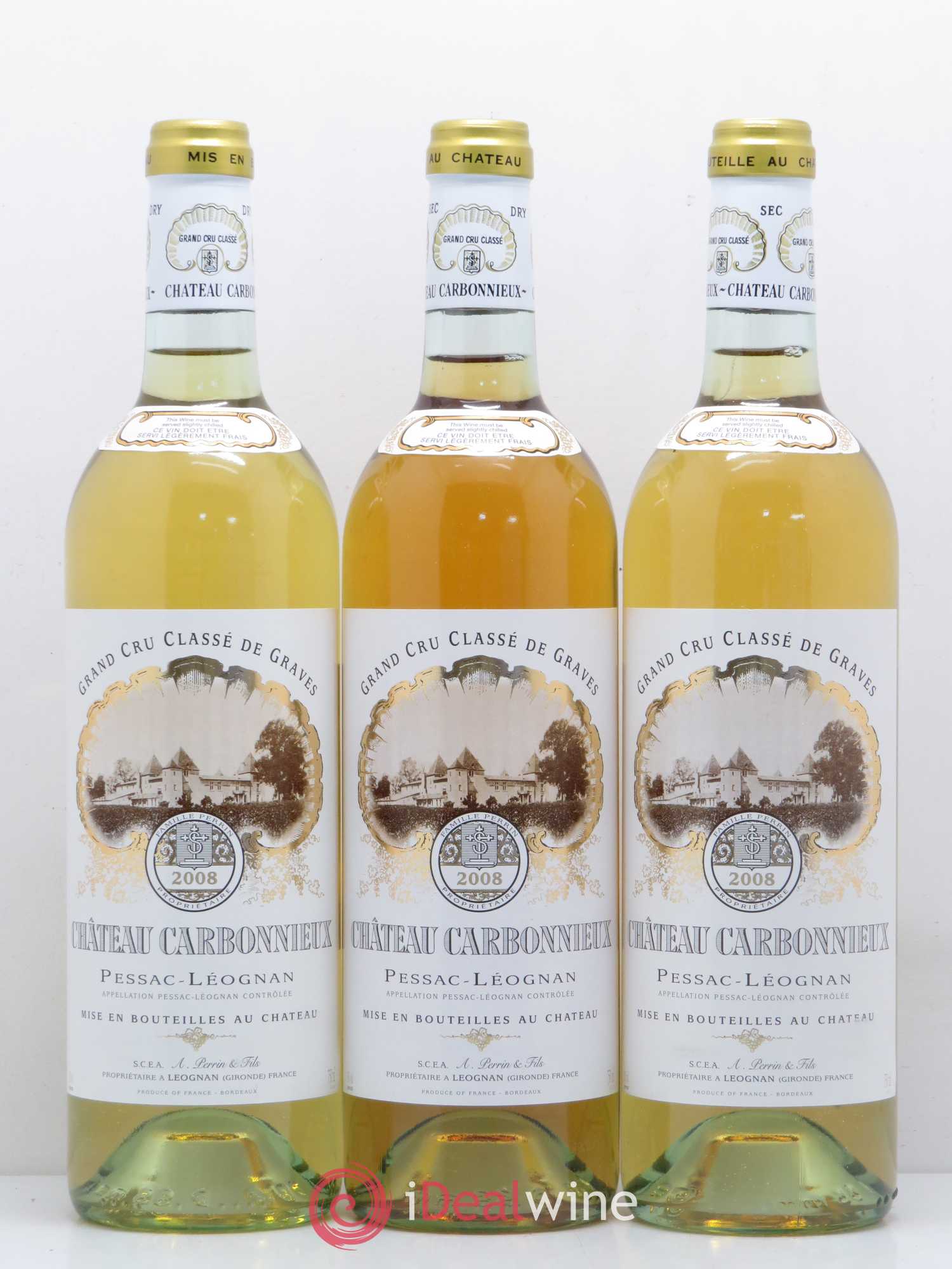 Château Carbonnieux Cru Classé de Graves  (sans prix de réserve) 2008 - Lot de 12 bouteilles - 3