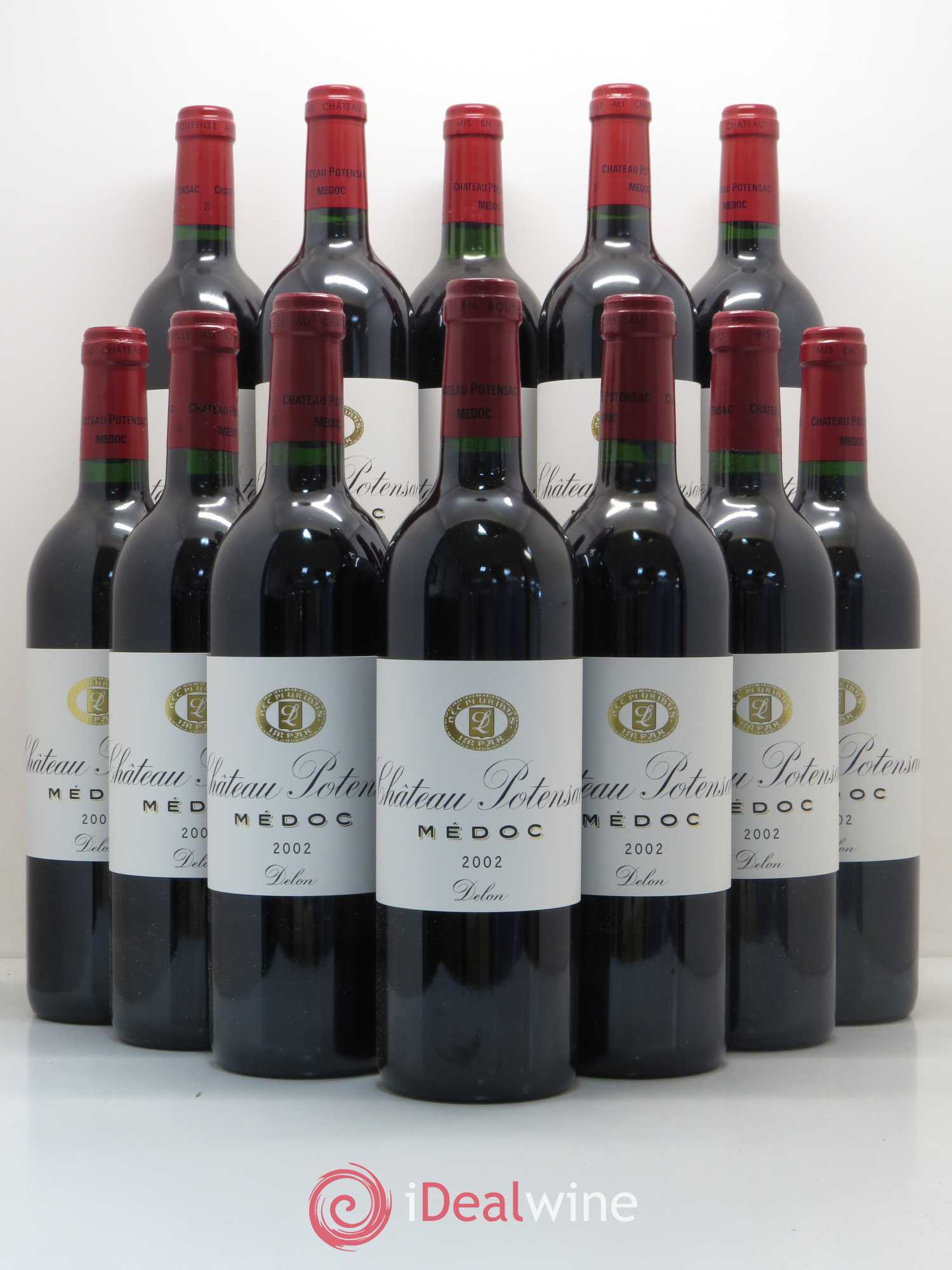 Château Potensac 2002 - Lot de 12 bouteilles - 0