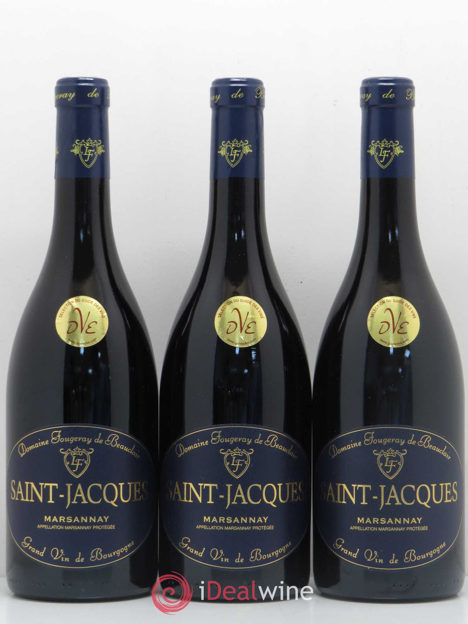 Marsannay Les Saint-Jacques Domaine Fougeray de Beauclair (sans prix de réserve) 2015 - Posten von 3 Flaschen - 0