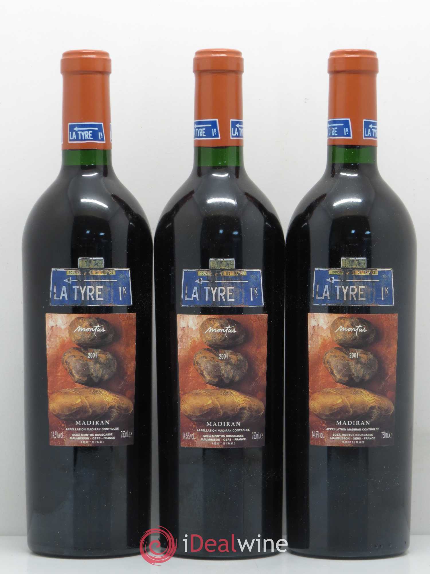 Madiran Château Montus-La Tyre Alain Brumont 2001 - Lot de 6 bouteilles - 2