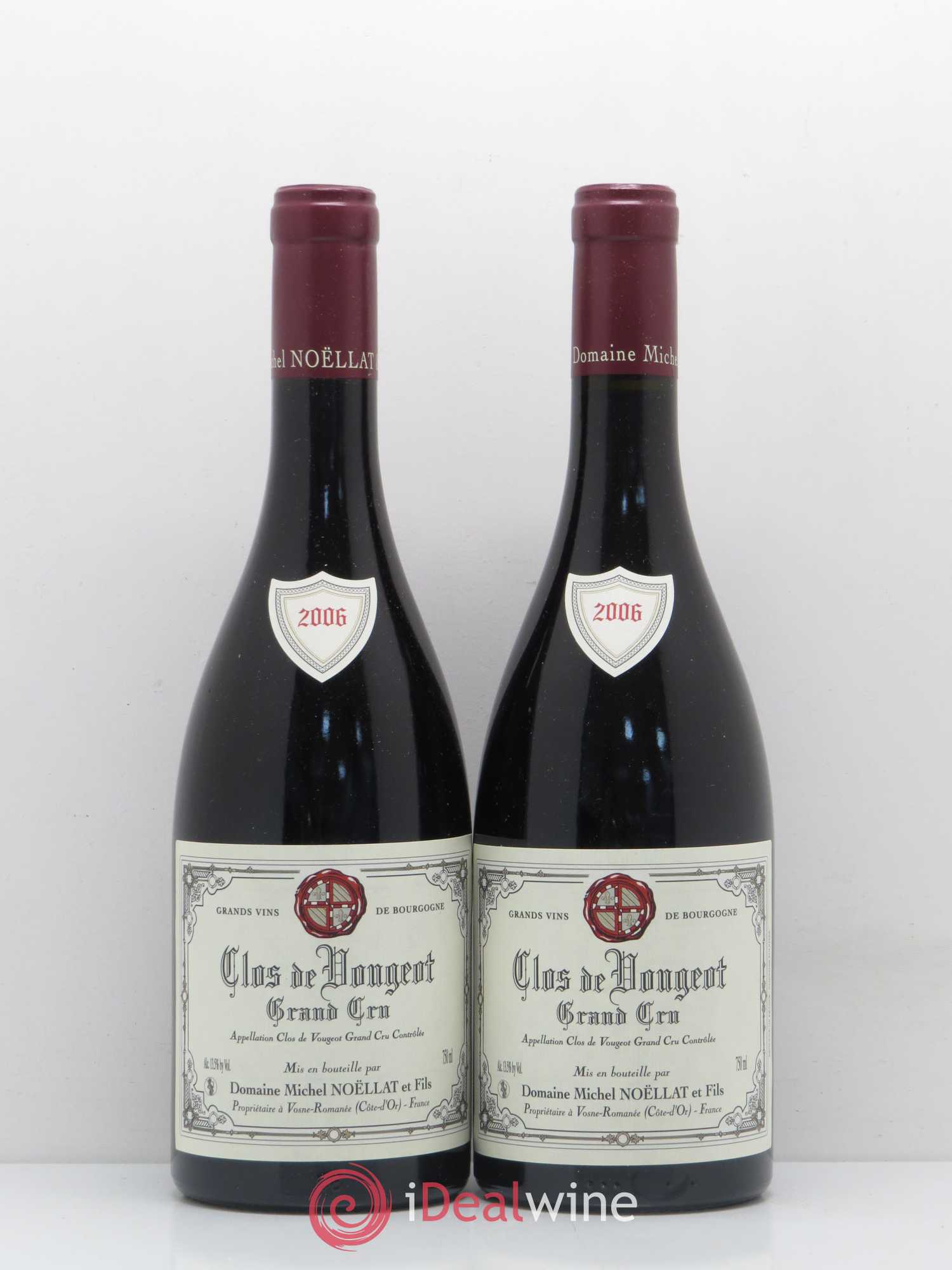 Clos de Vougeot Grand Cru Domaine Michel Noellat et Fils (sans prix de réserve) 2006 - Posten von 2 Flaschen - 0