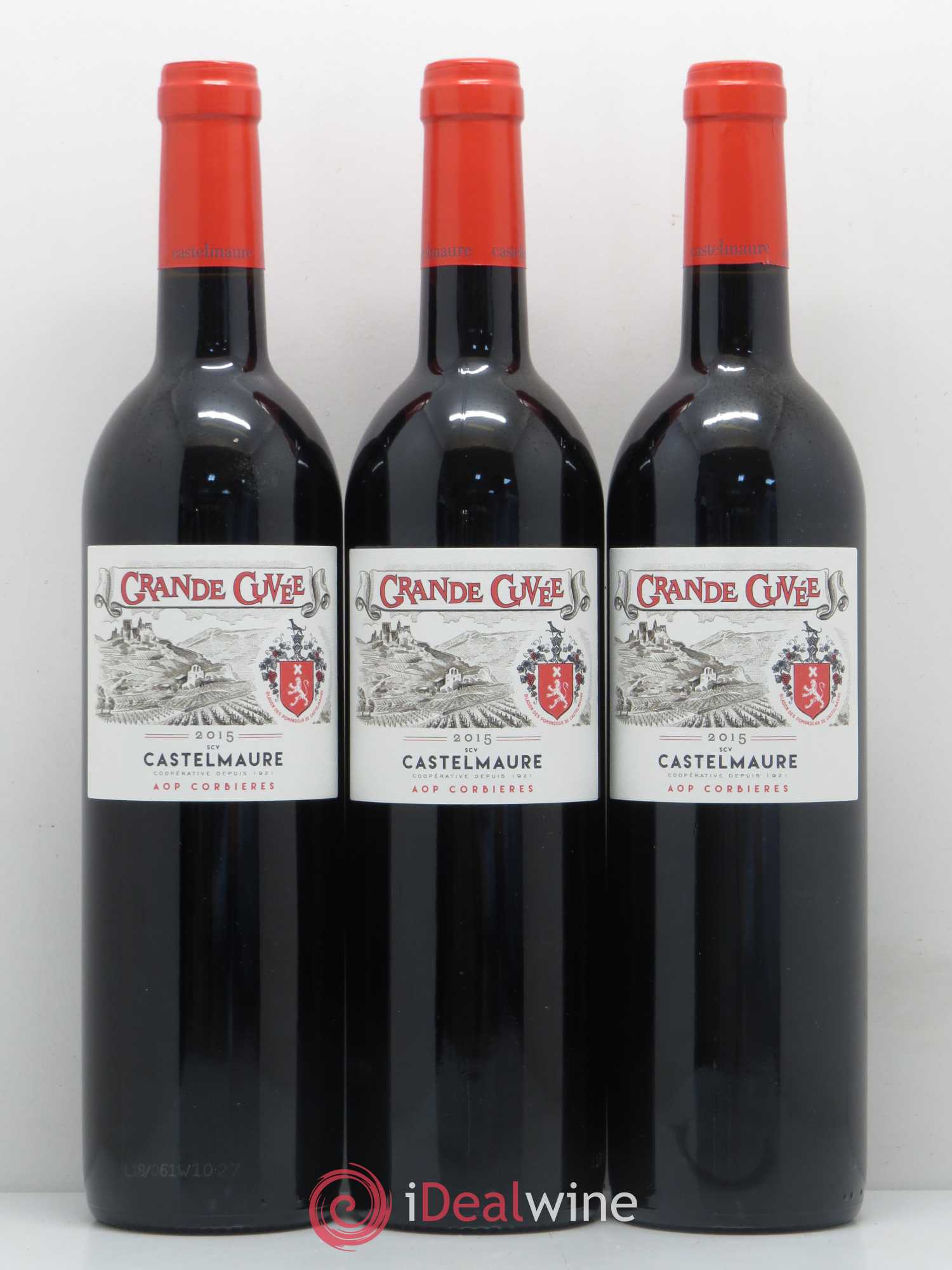 Corbières Grande Cuvée Castelmaure (no reserve) 2015 - Lot of 6 bottles - 1