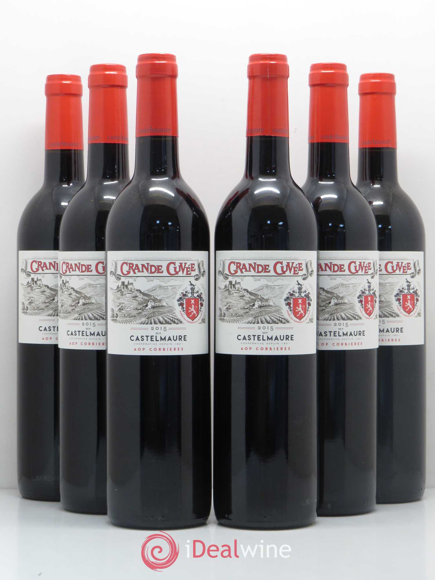 Corbières Grande Cuvée Castelmaure (no reserve) 2015 - Lot of 6 bottles - 0