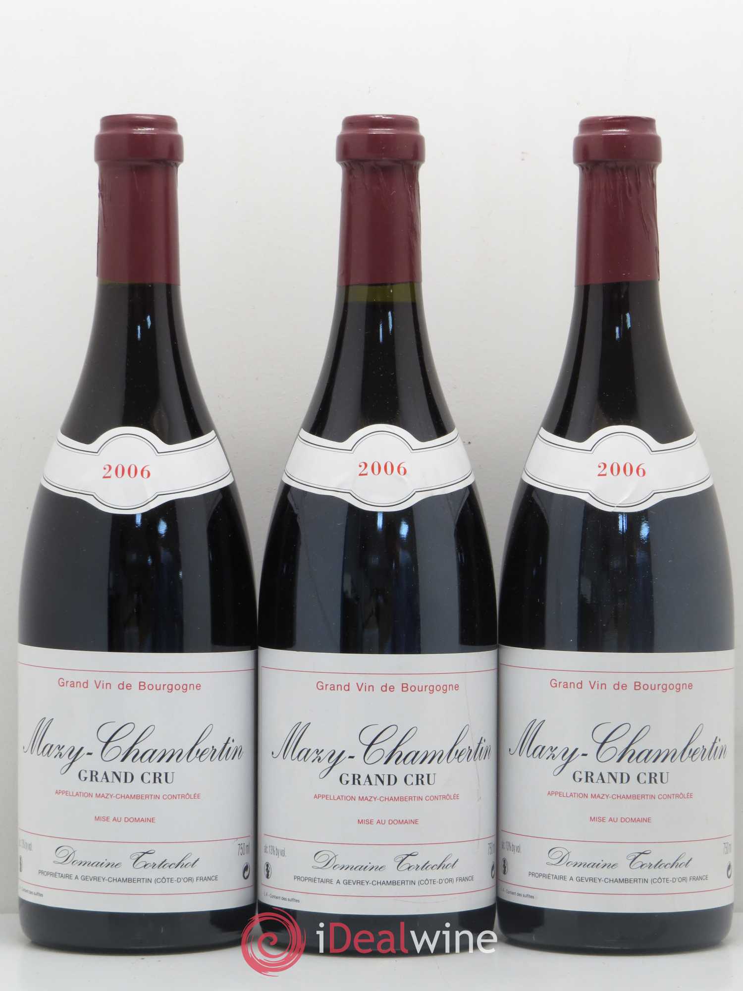 Mazis-Chambertin Grand Cru Domaine Tortochot 2006 - Posten von 3 Flaschen - 0