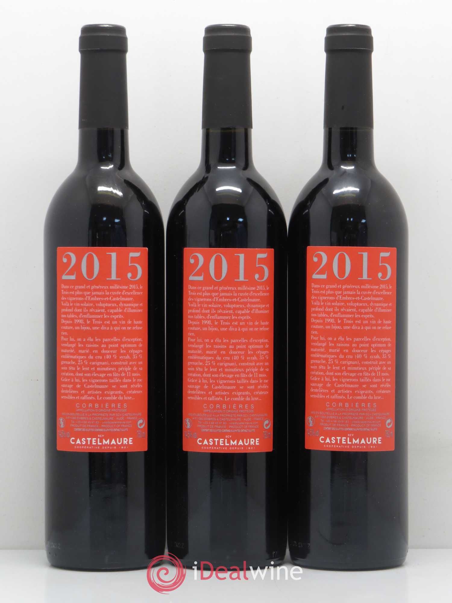 Corbières Cuvée n.3 Castelmaure 2015 - Lot de 6 bouteilles - 4