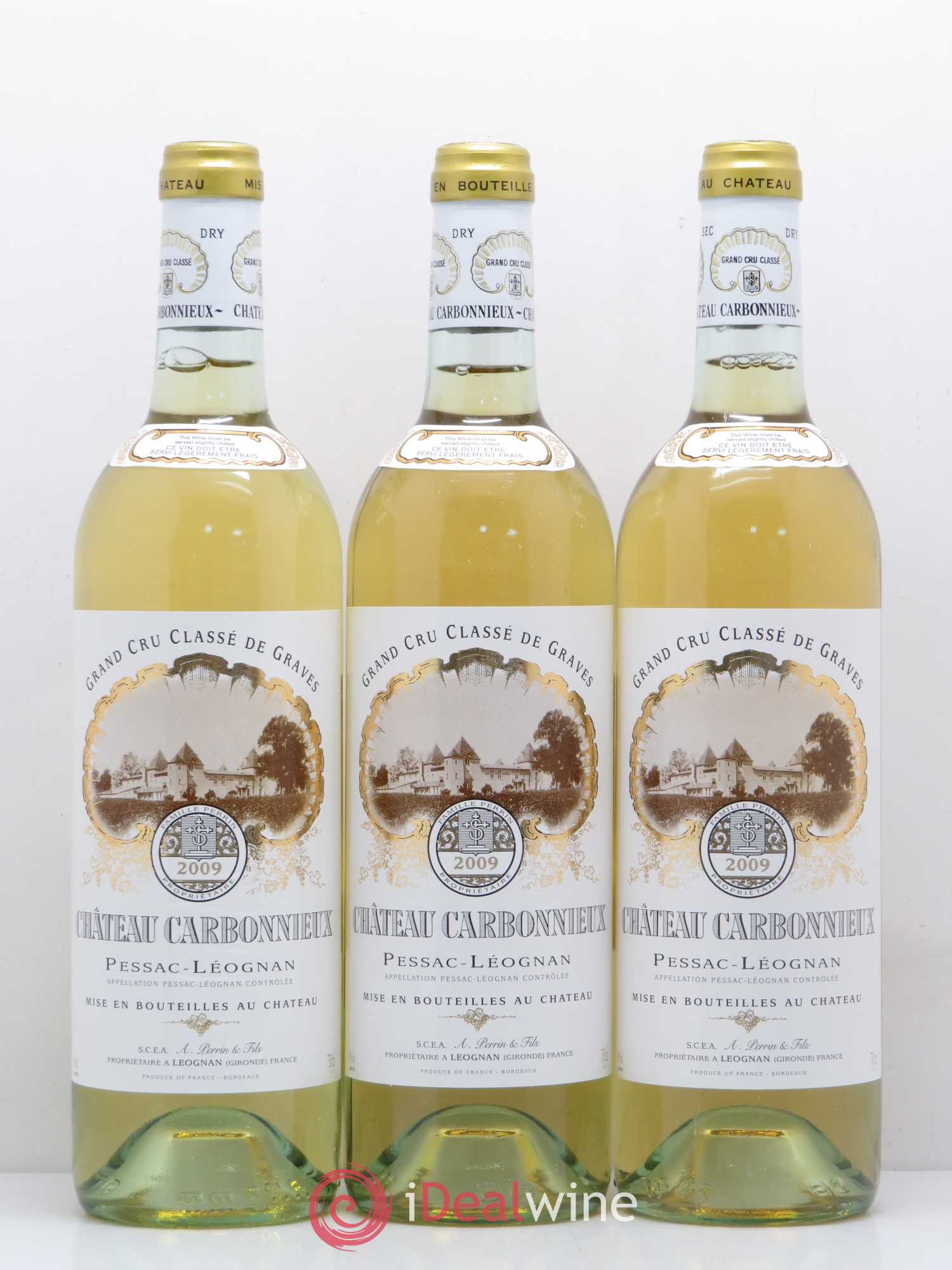 Château Carbonnieux Cru Classé de Graves 2009 - Lot de 12 bouteilles - 1