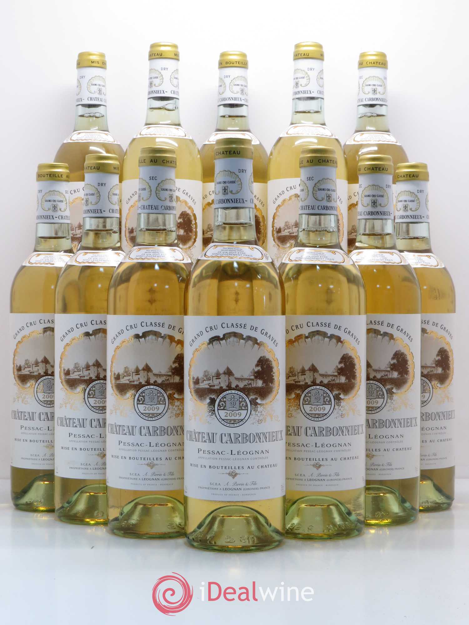 Château Carbonnieux Cru Classé de Graves 2009 - Lot de 12 bouteilles - 0