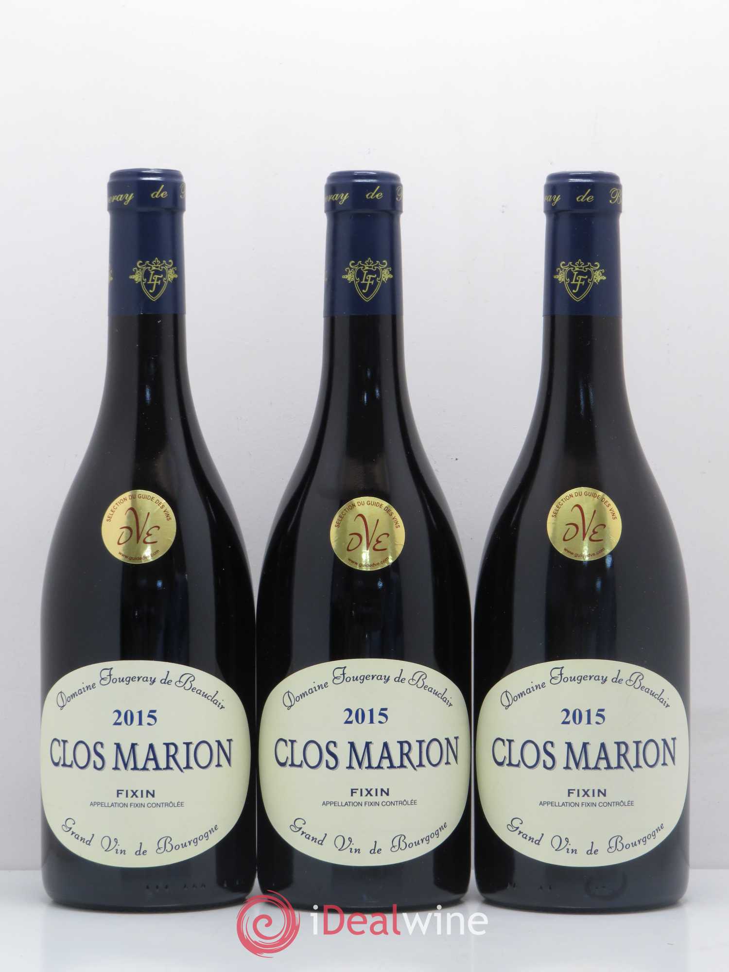 Fixin Clos Marion Monopole Domaine Fougeray De Beauclair 2015 - Posten von 3 Flaschen - 0
