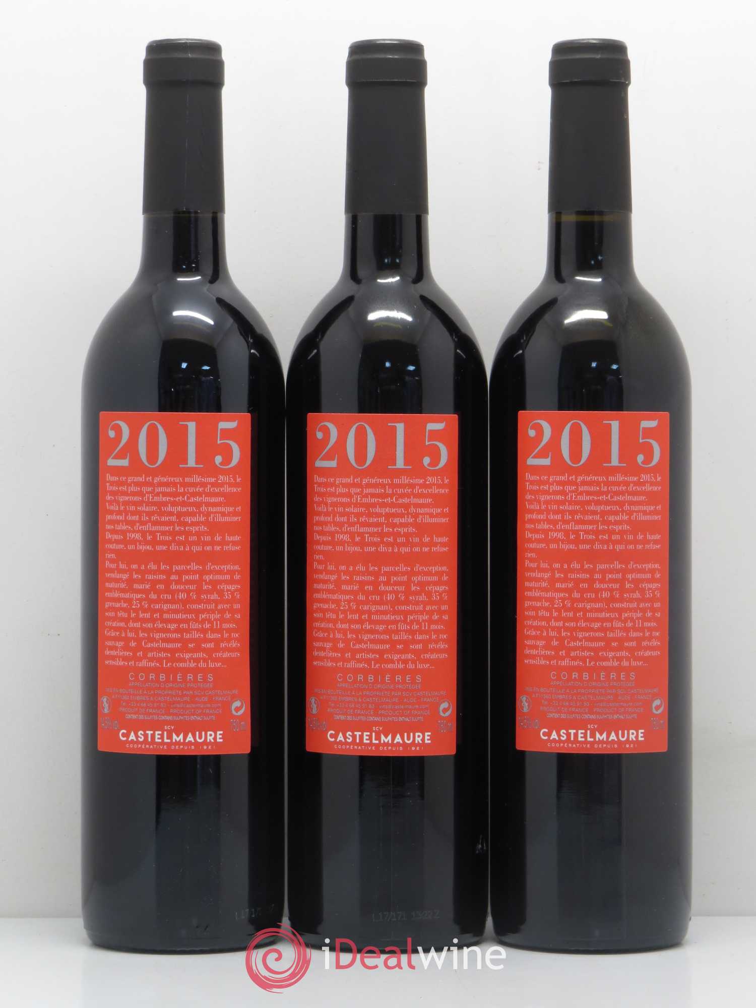 Corbières Cuvée n. 3 Castelmaure 2015 - Posten von 6 Flaschen - 4