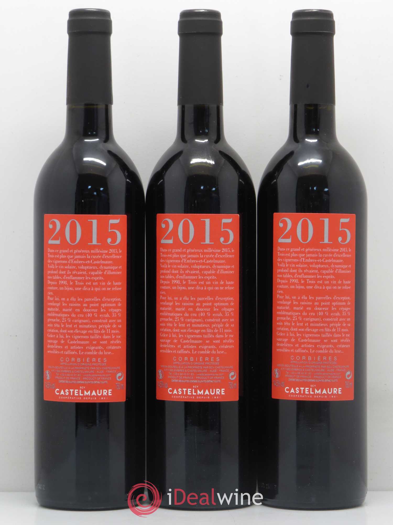 Corbières Cuvée n. 3 Castelmaure 2015 - Posten von 6 Flaschen - 4