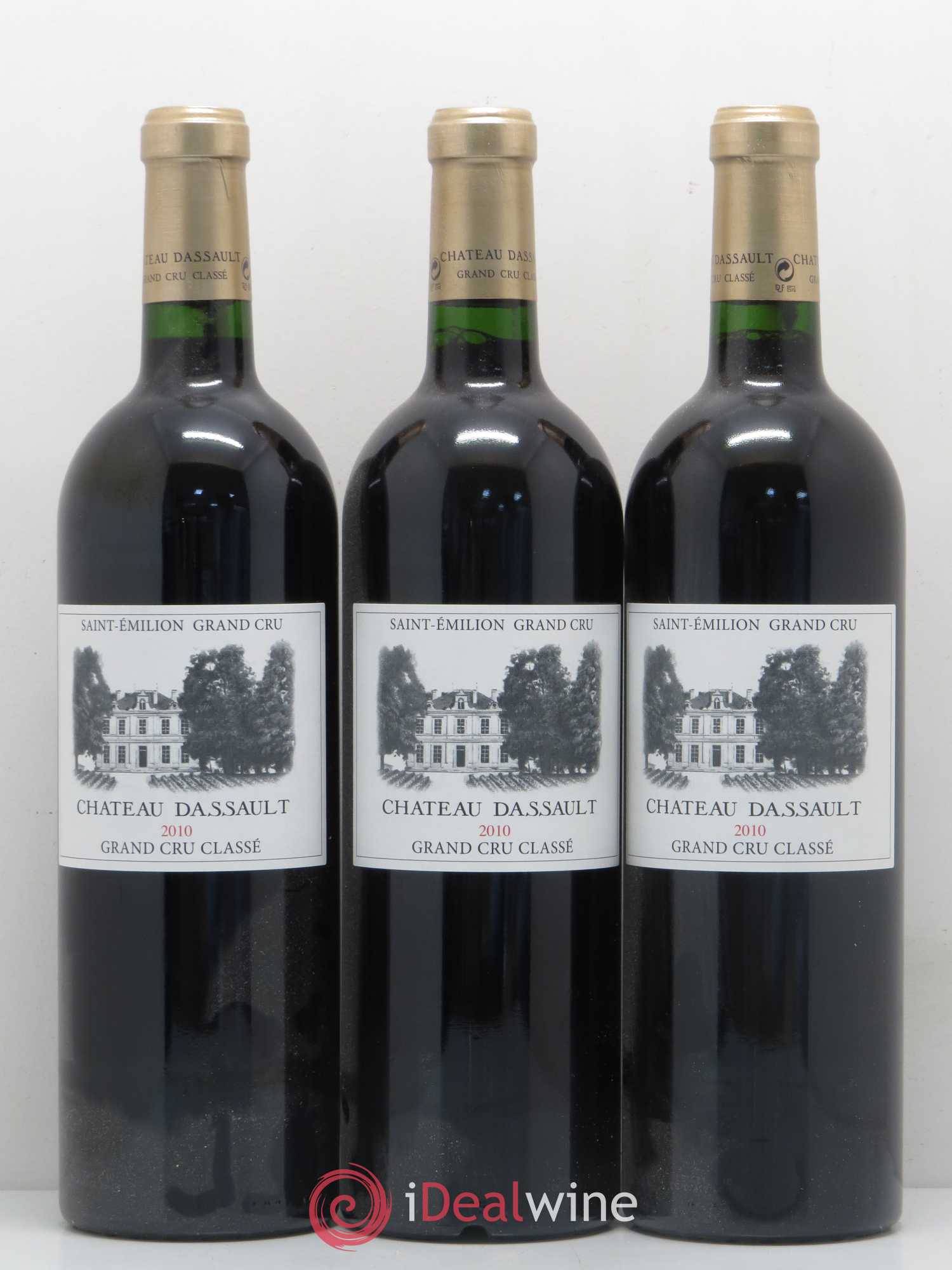 Château Dassault Grand Cru Classé 2010 - Lot de 3 bouteilles - 0