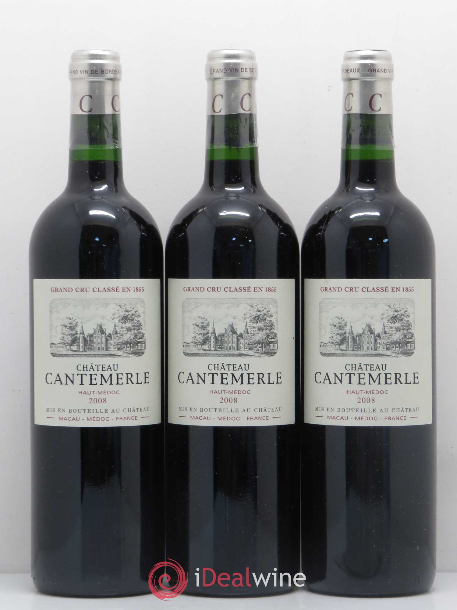 Château Cantemerle 5ème Grand Cru Classé 2008 - Lotto di 6 bottiglie - 1