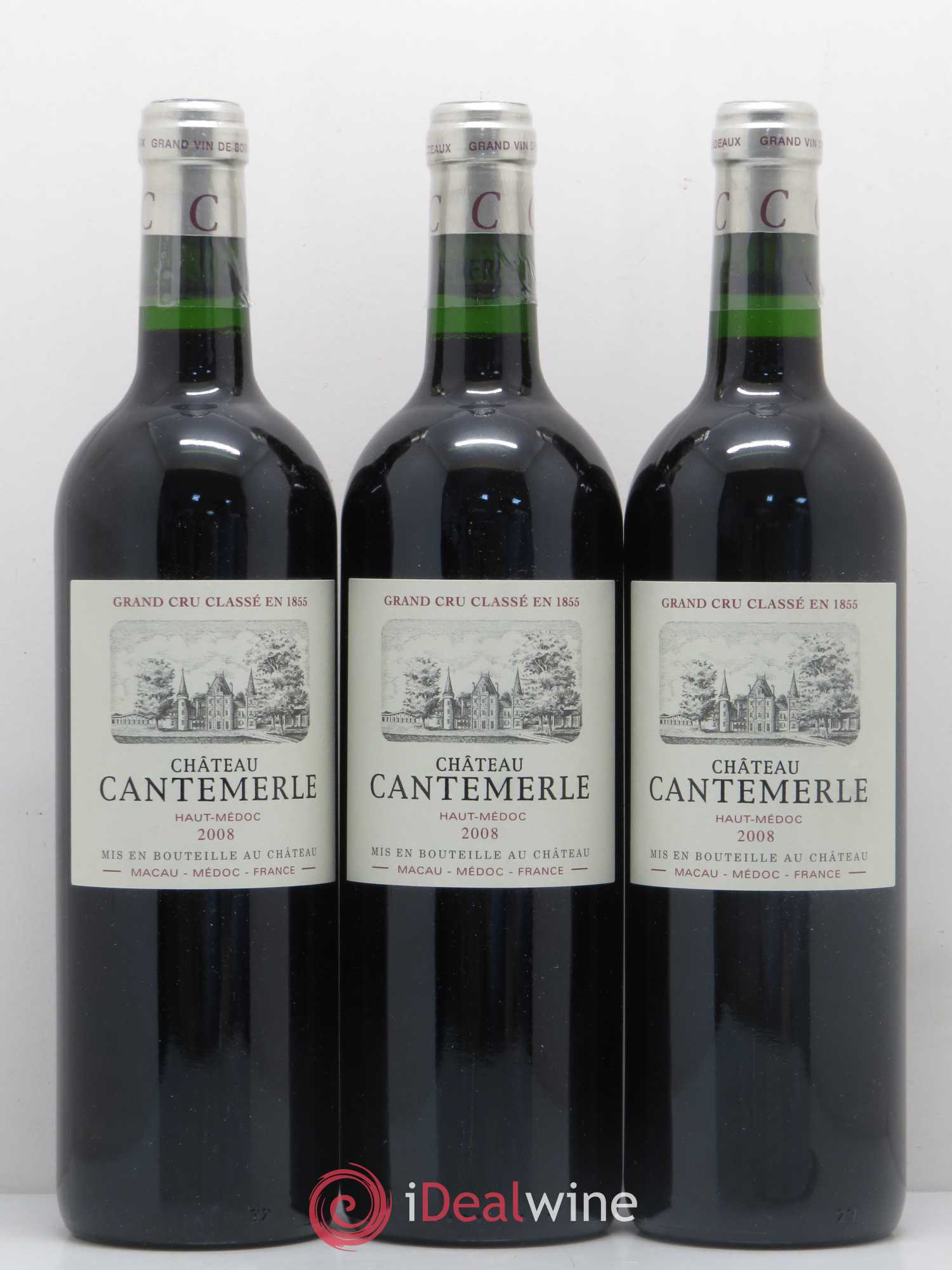 Château Cantemerle 5ème Grand Cru Classé 2008 - Lotto di 6 bottiglie - 2