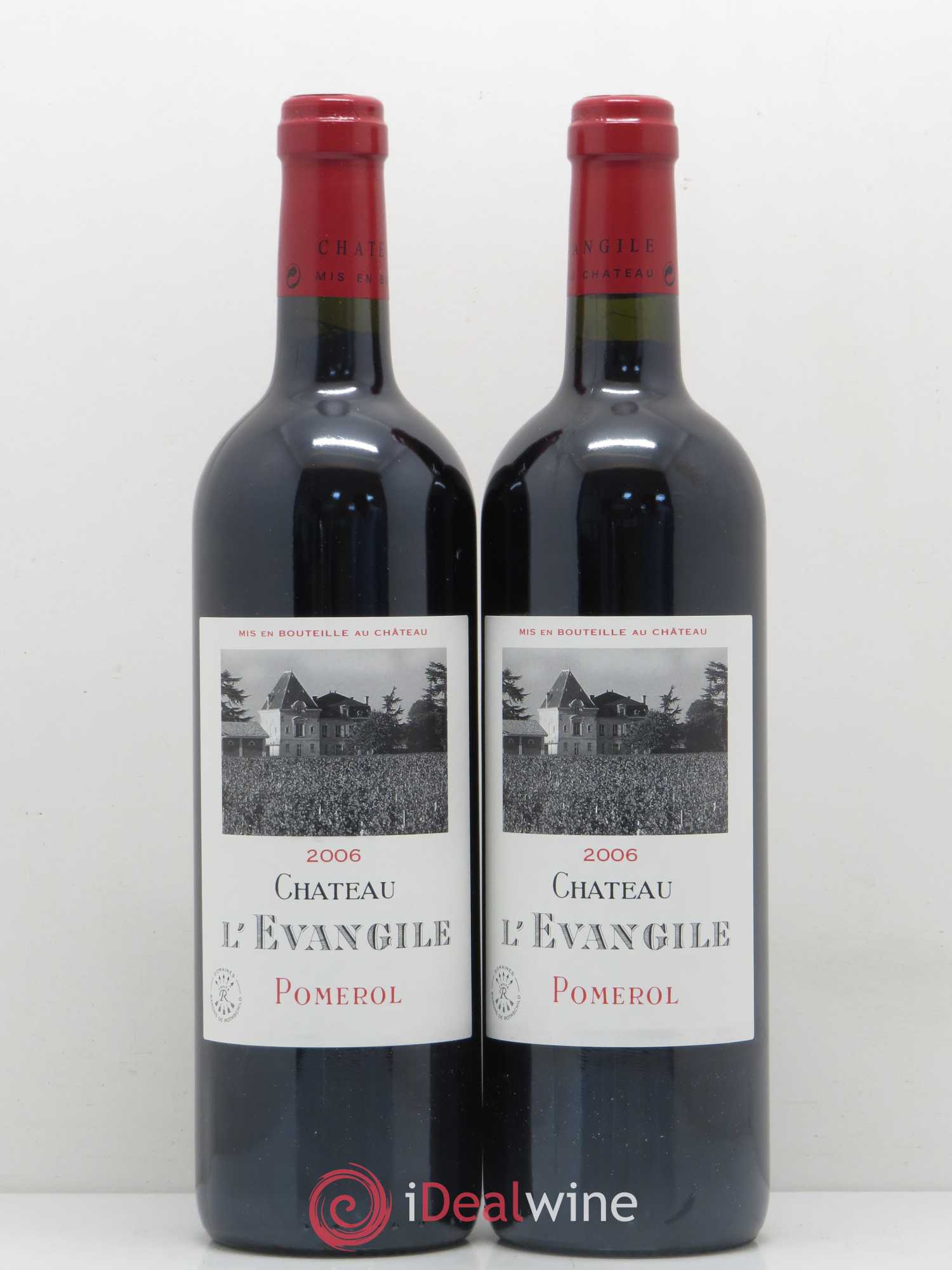 Château l' Évangile 2006 - Lot de 2 bouteilles - 0