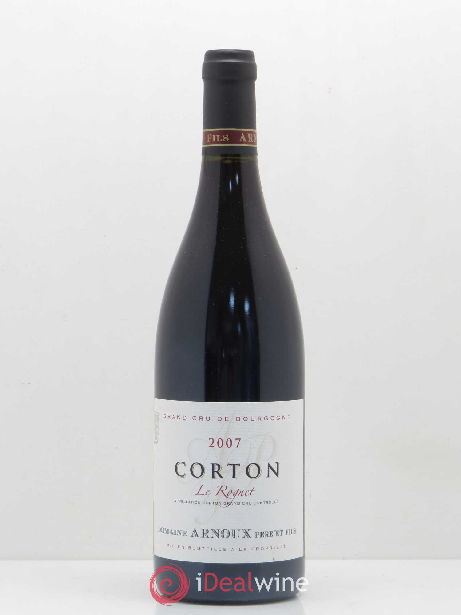 Corton Grand Cru Le Rognet Domaine Arnoux Pere et Fils (sans prix de réserve) 2007 - Posten von 1 Flasche - 0