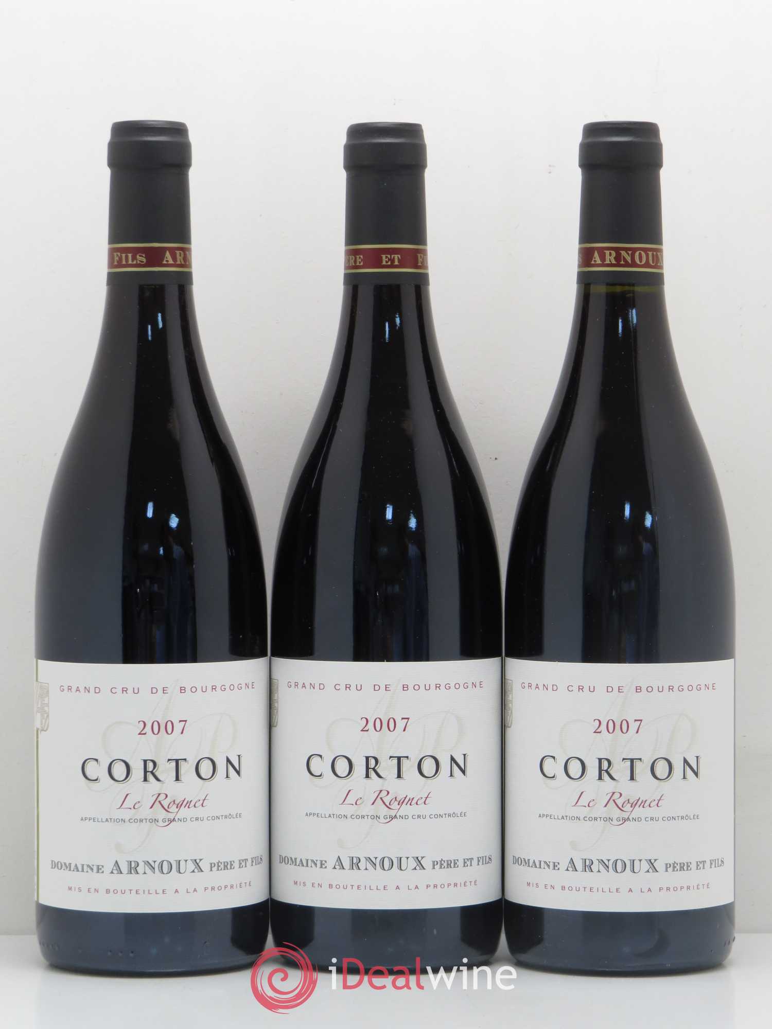 Corton Grand Cru Le Rognet Domaine Arnoux Pere et Fils (sans prix de réserve) 2007 - Posten von 6 Flaschen - 2